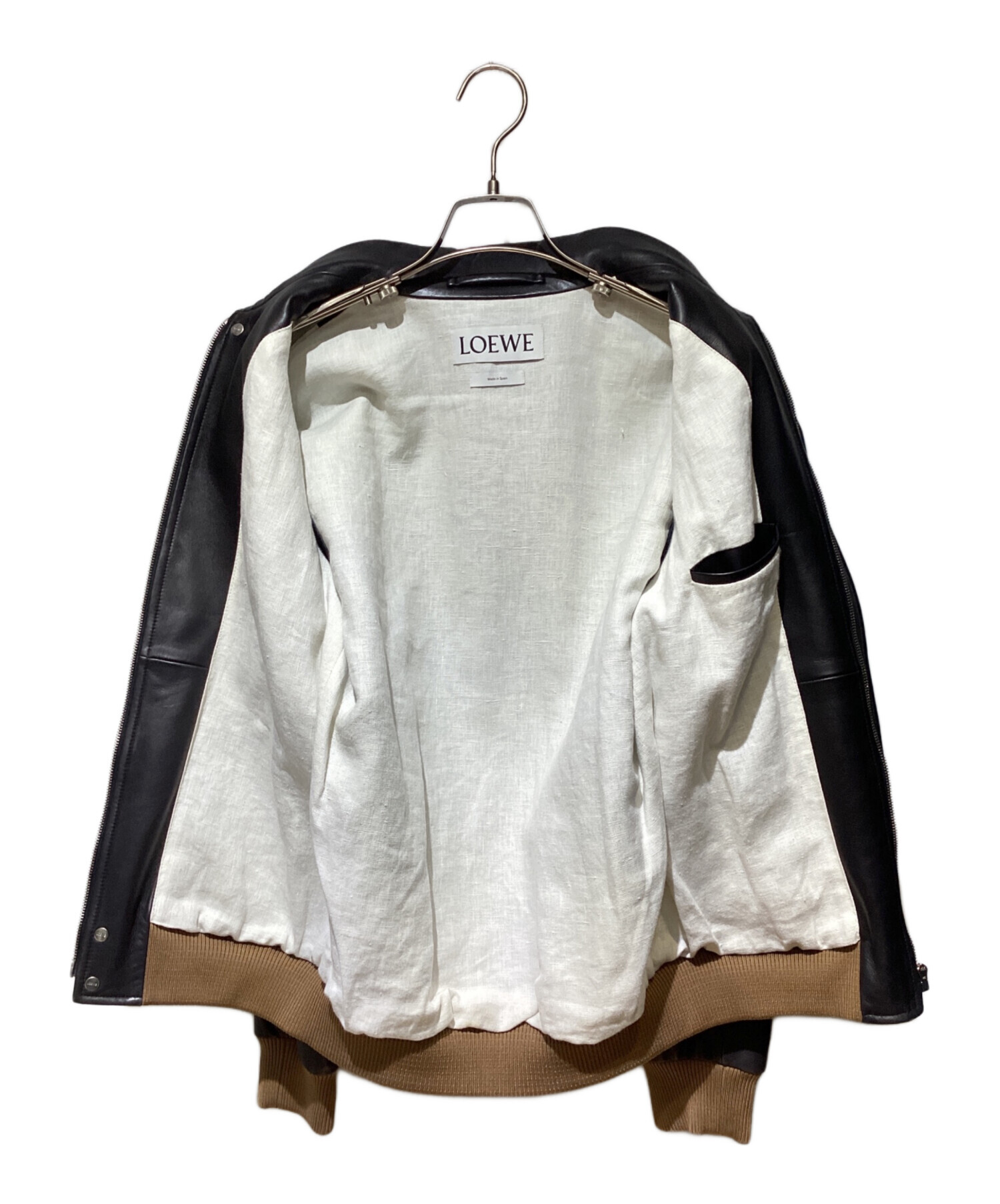ロエベ　A2タイプレザージャケット 中古・古着通販】LOEWE (ロエベ) A2-TYPE Leather Jacket（A2タイプ