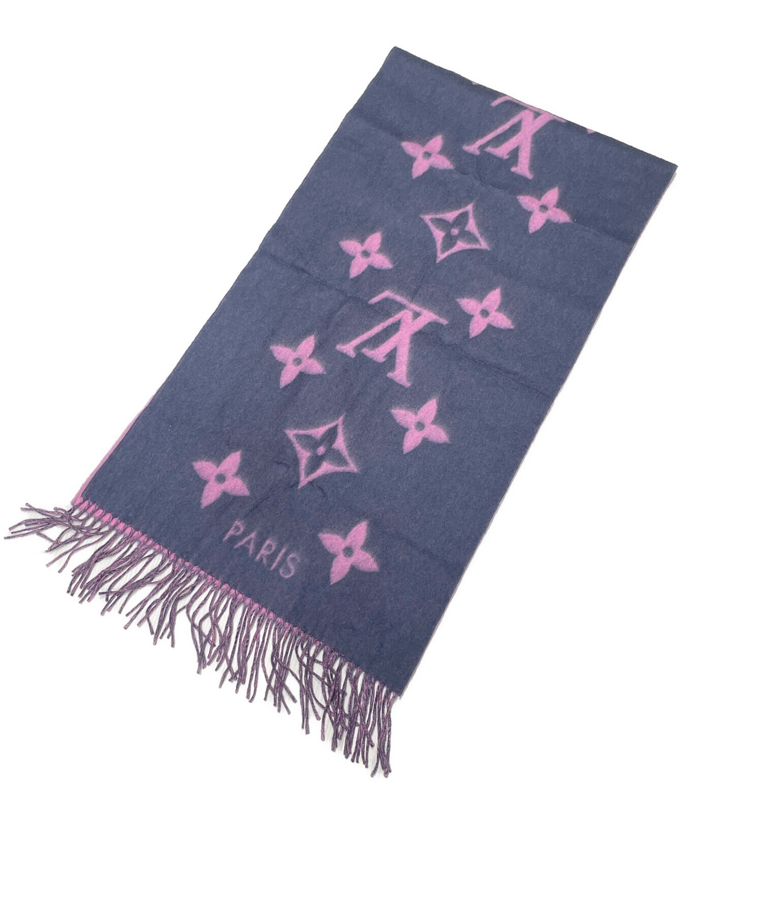 LV パープル マフラーと帽子セット 中古・古着通販】LOUIS VUITTON (ルイ ヴィトン) エシャルプ