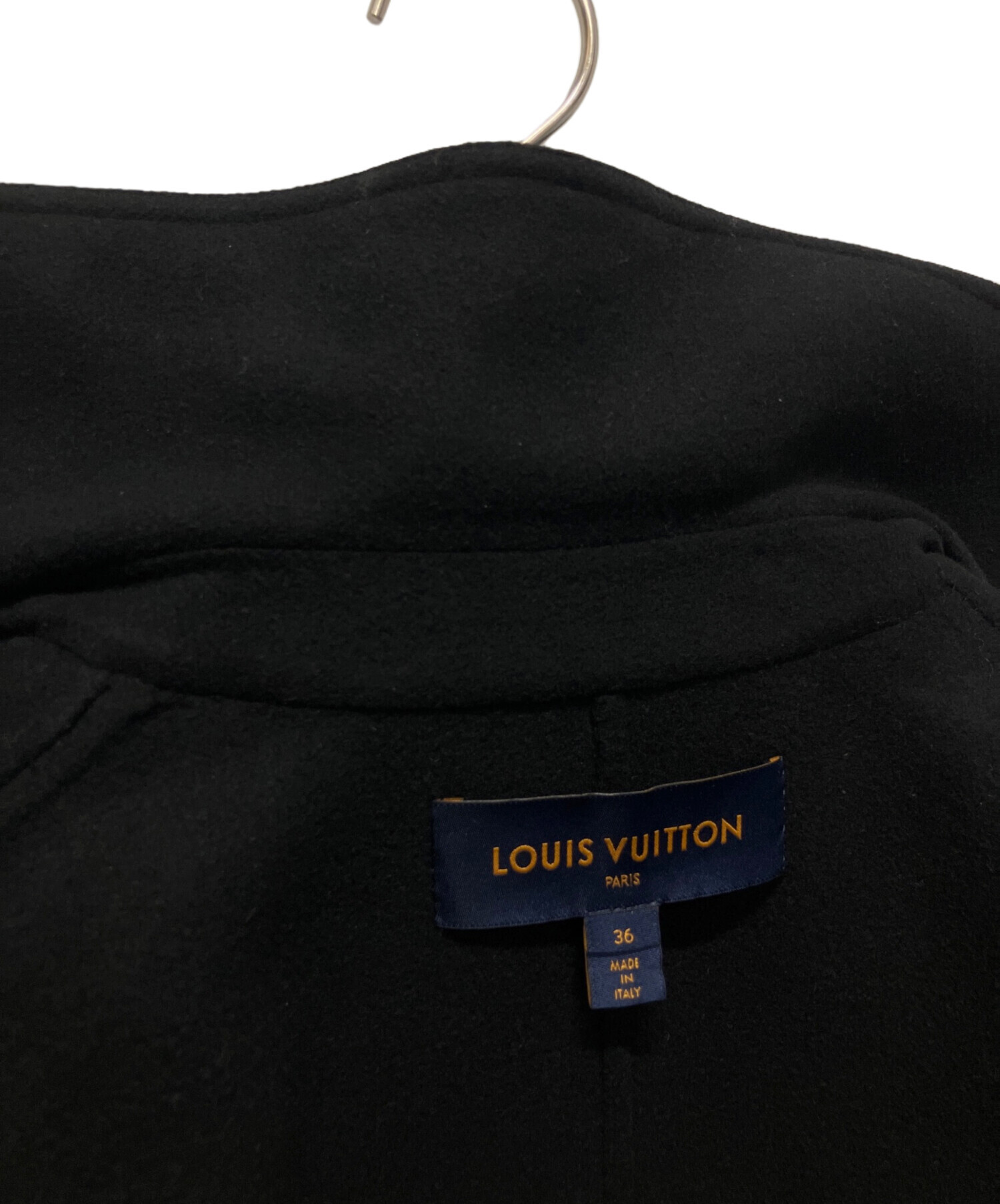 中古・古着通販】LOUIS VUITTON (ルイ ヴィトン) Pコート ブラック