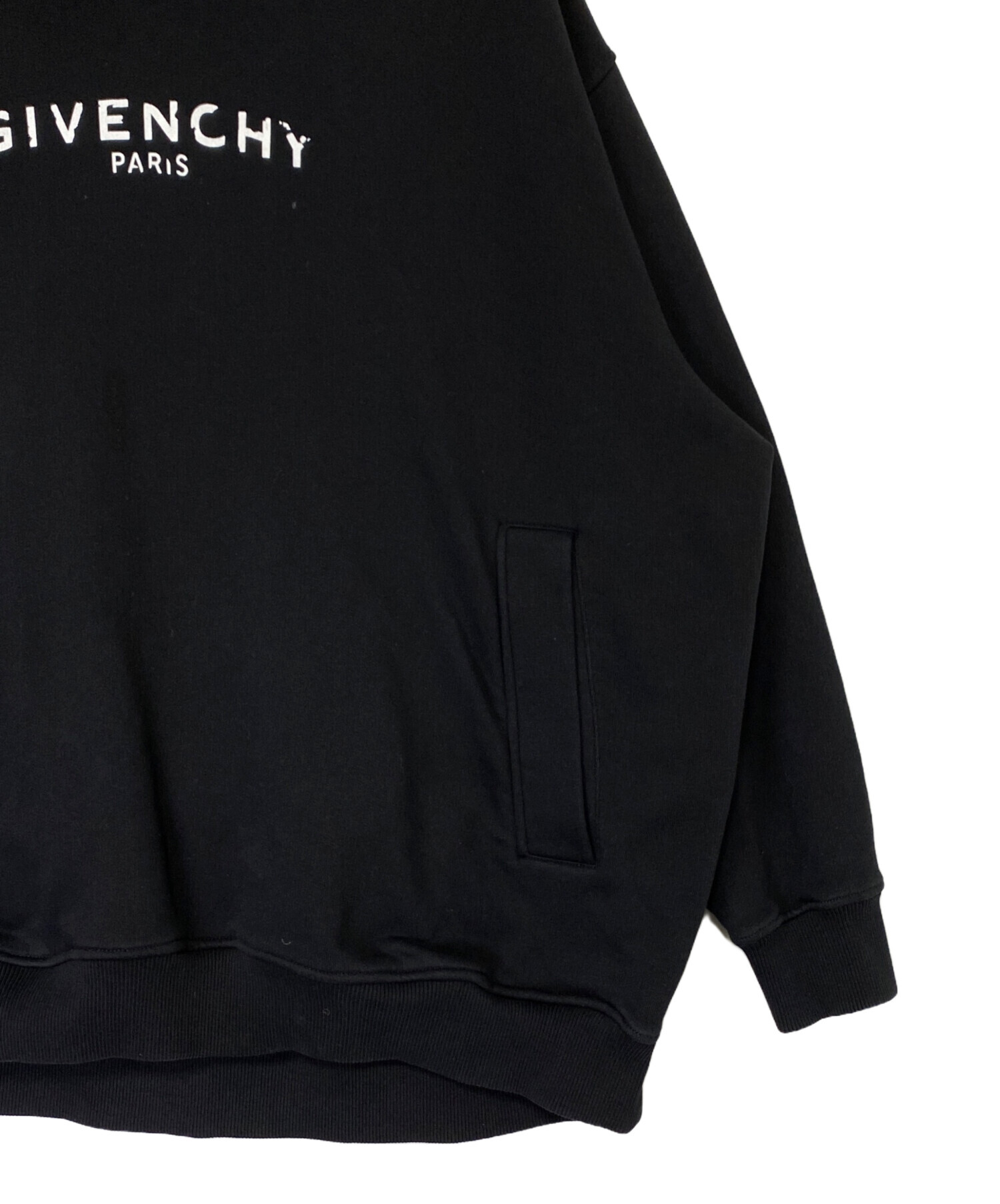 中古・古着通販】GIVENCHY (ジバンシィ) ロゴパーカー ブラック サイズ 