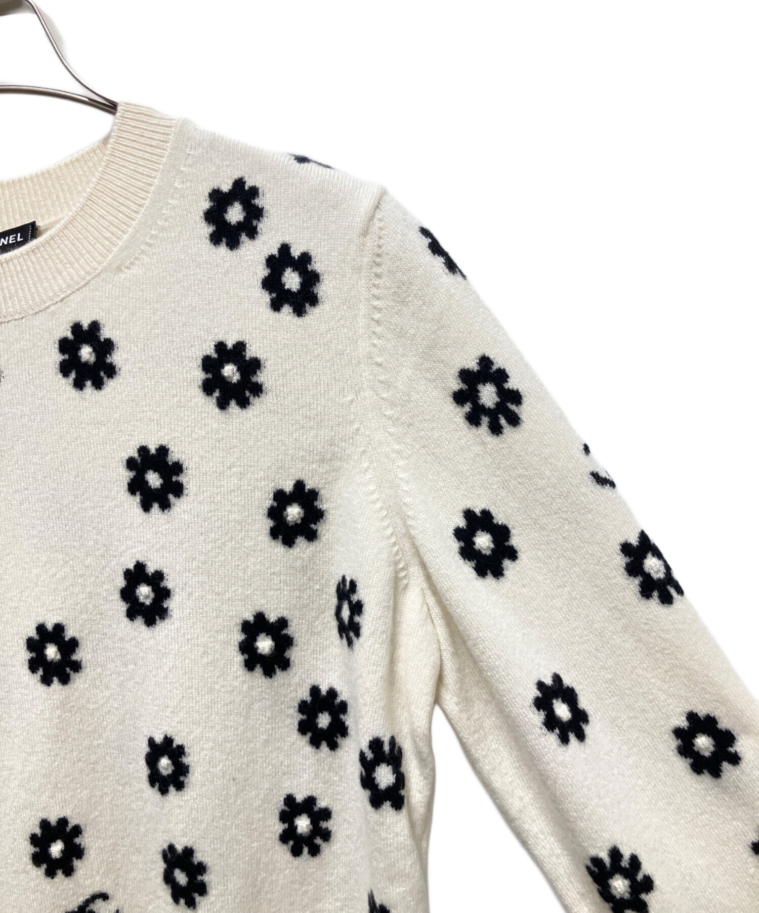 may美品　カシミヤシャネルのニット 中古・古着通販】CHANEL (シャネル) カシミヤニット ネイビー サイズ