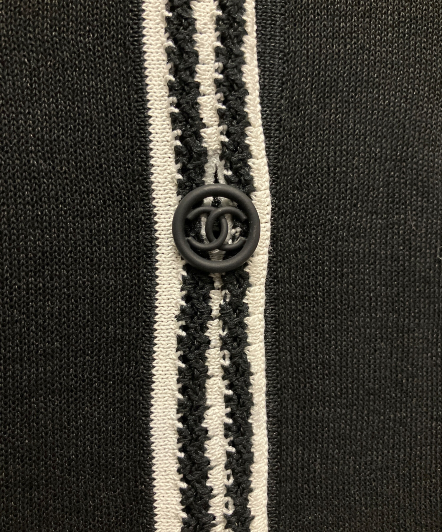 中古・古着通販】CHANEL (シャネル) ココマークボタンニットワンピース