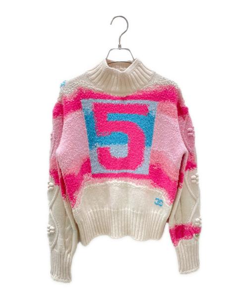 中古・古着通販】CHANEL (シャネル) NO.5カシミヤ混ニット アイボリー
