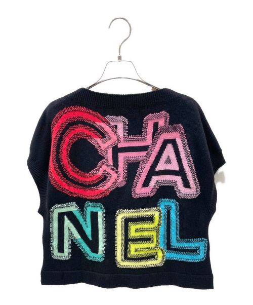 中古・古着通販】CHANEL (シャネル) カシミヤ混 ロゴ ニット ベスト