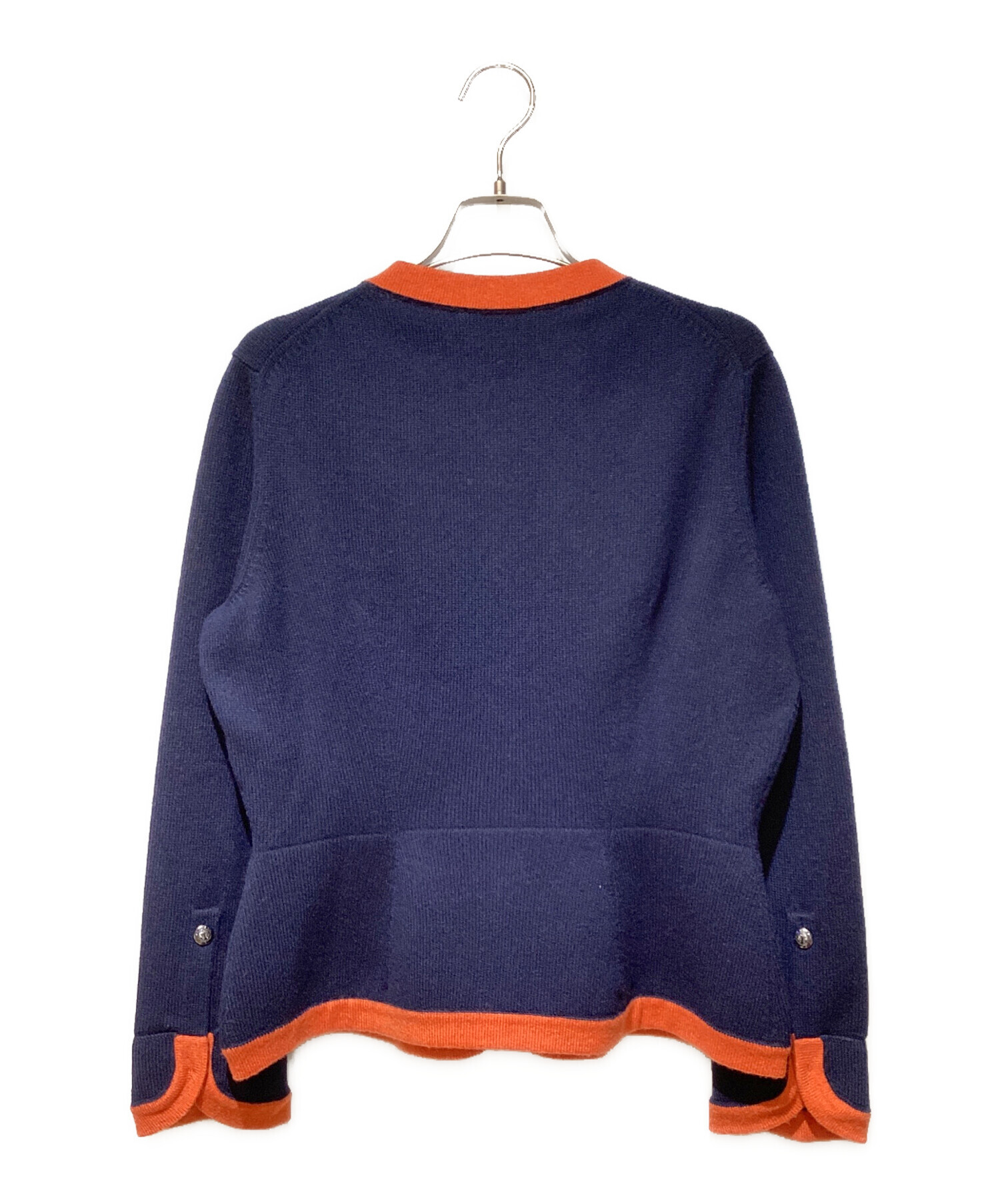 CHANEL シャネルカーディガン 2018 アンカーボタン カシミヤ 中古・古着通販】CHANEL (シャネル) アンカーボタンカシミヤ
