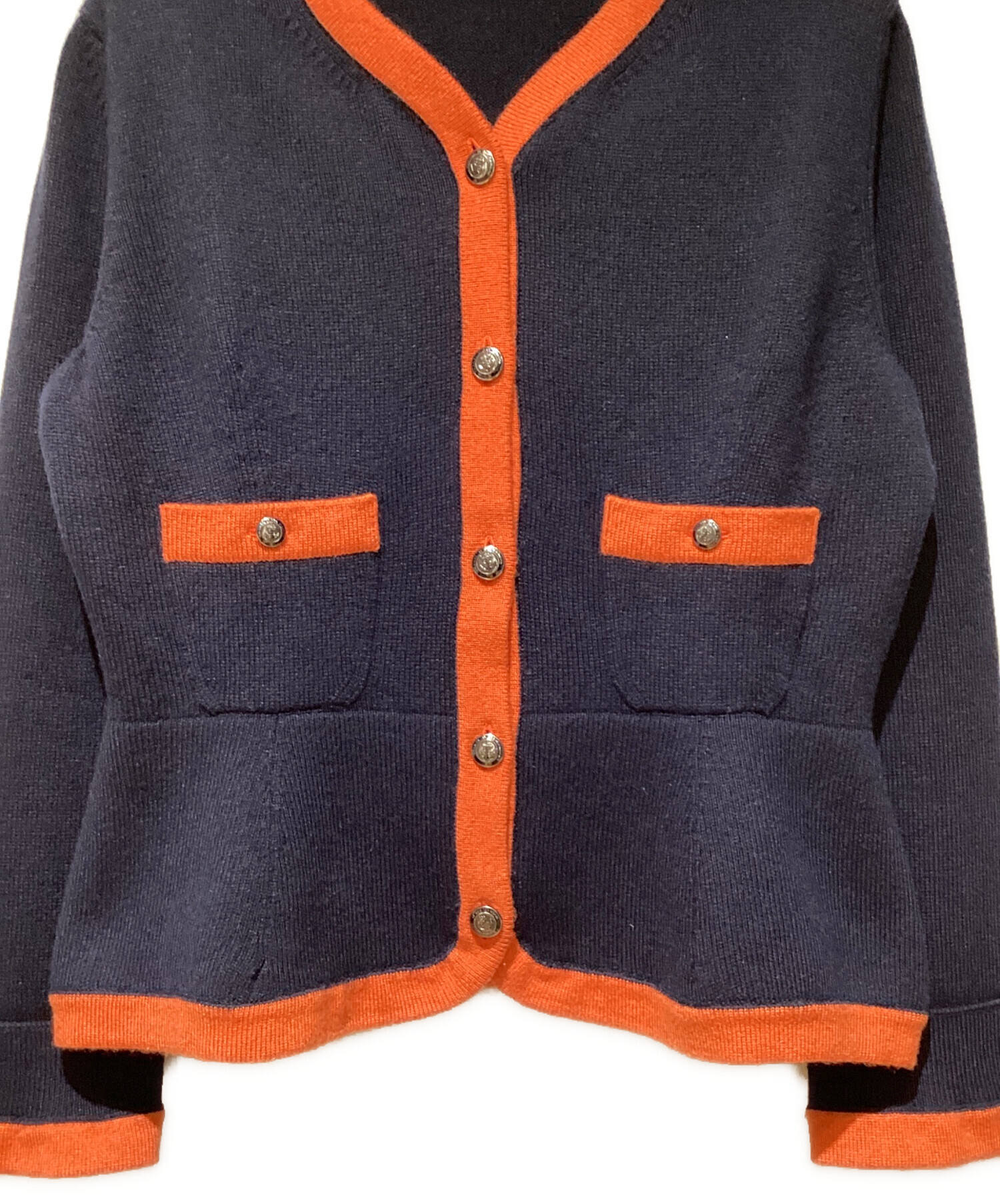 中古・古着通販】CHANEL (シャネル) アンカーボタンカシミヤ