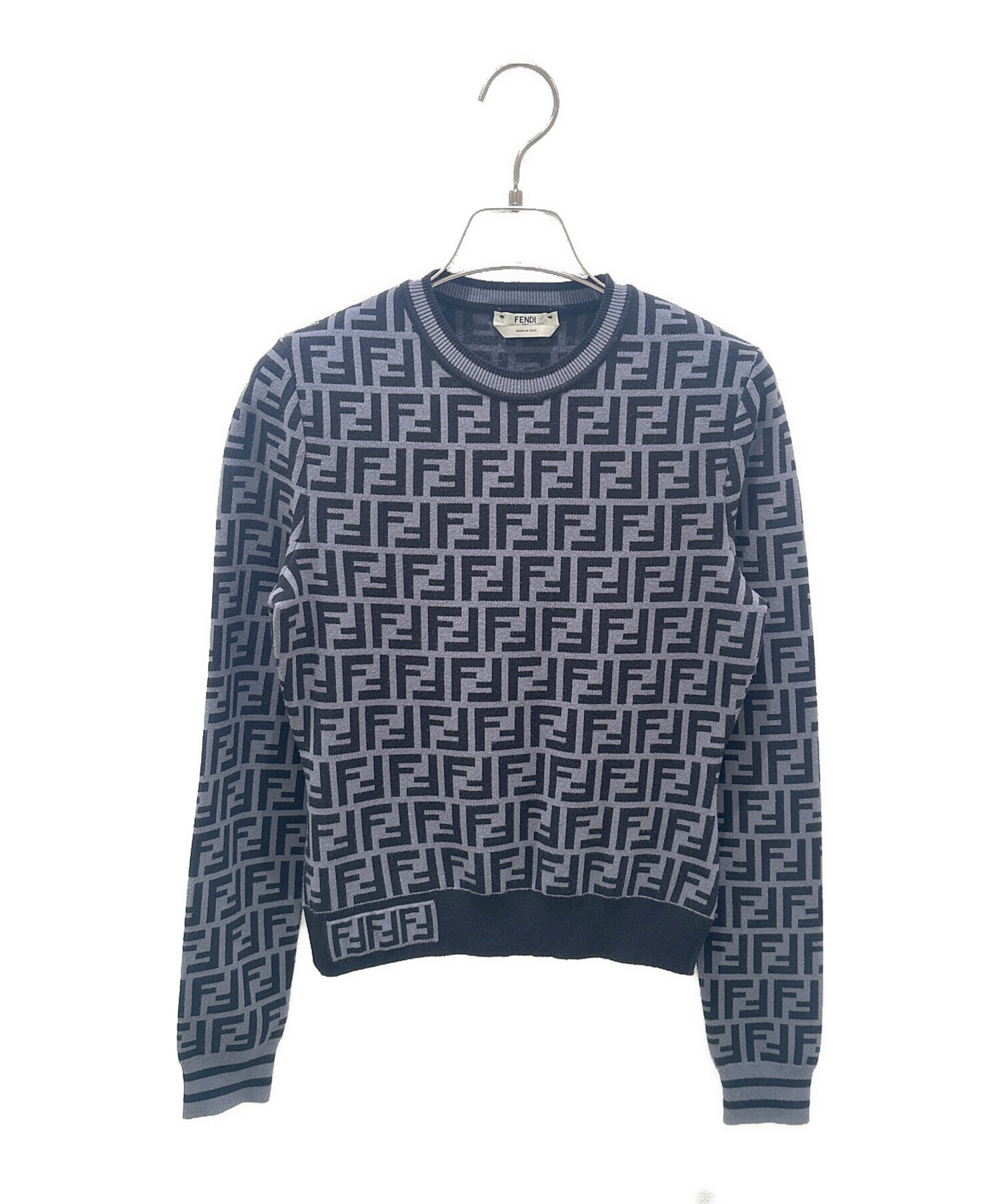 中古・古着通販】FENDI (フェンディ) ズッカニット グレー サイズ:36 