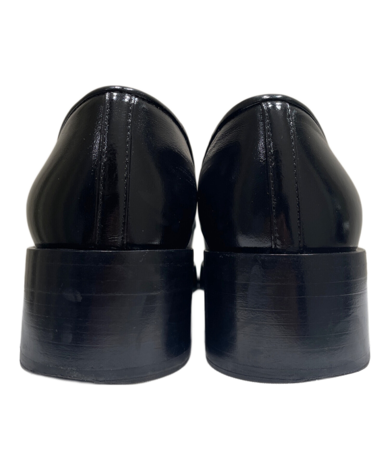 中古・古着通販】CHANEL (シャネル) ココマーク ローファー ブラック 