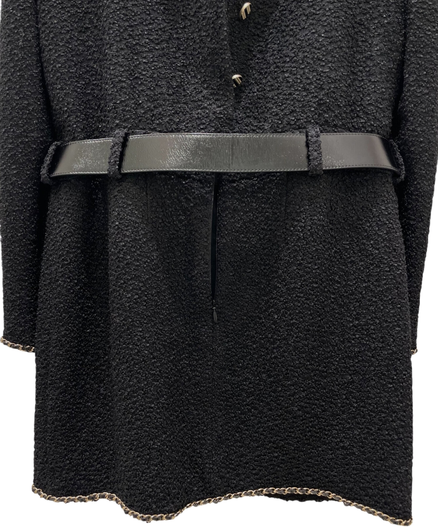 中古・古着通販】CHANEL (シャネル) チェーンデザイン ツイード