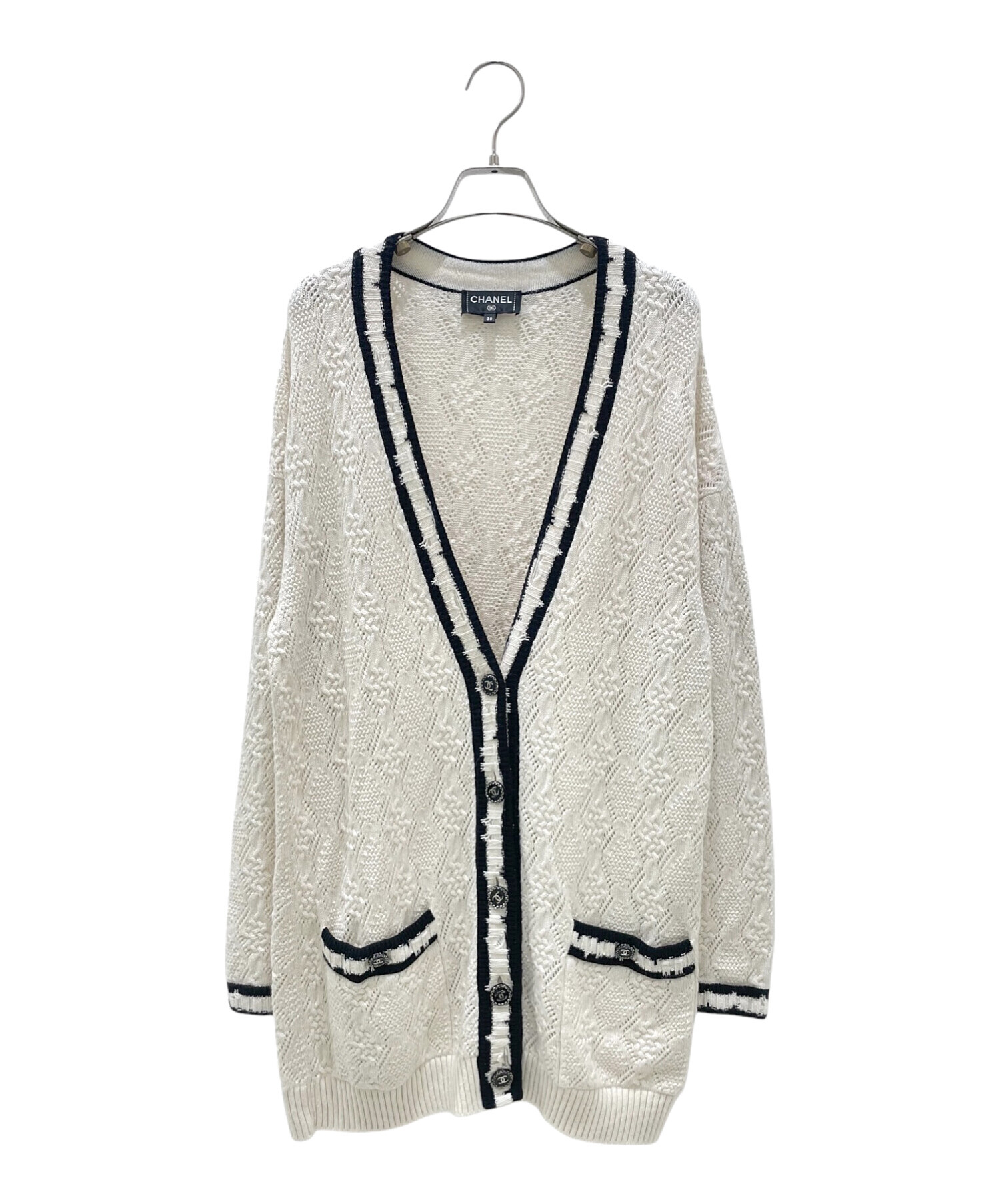 中古・古着通販】CHANEL (シャネル) ココボタン カシミヤ カーディガン 