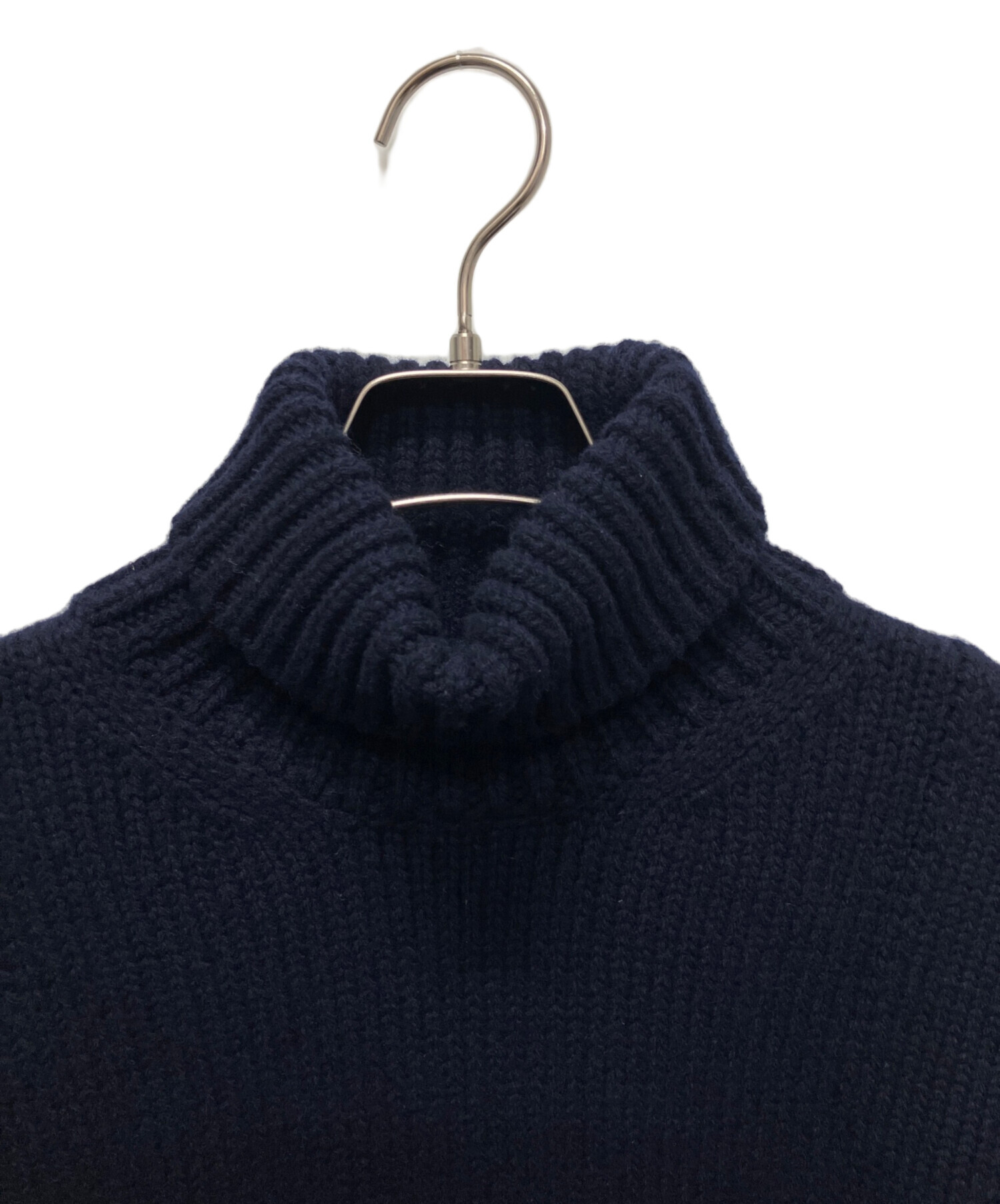 良品 PRADA ニット サイズ 46 ネイビー