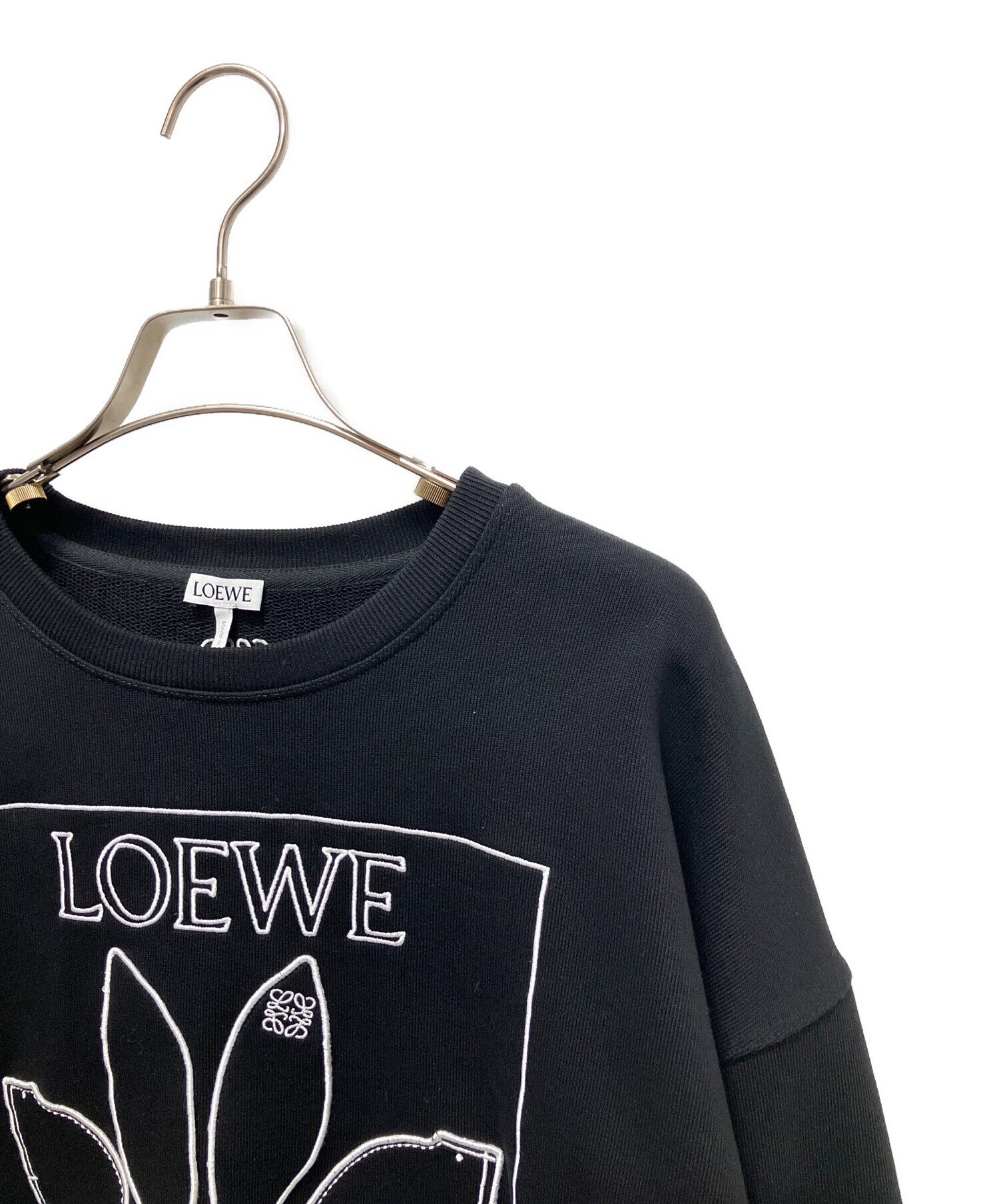 中古・古着通販】LOEWE (ロエベ) バニーロゴスウェット ブラック