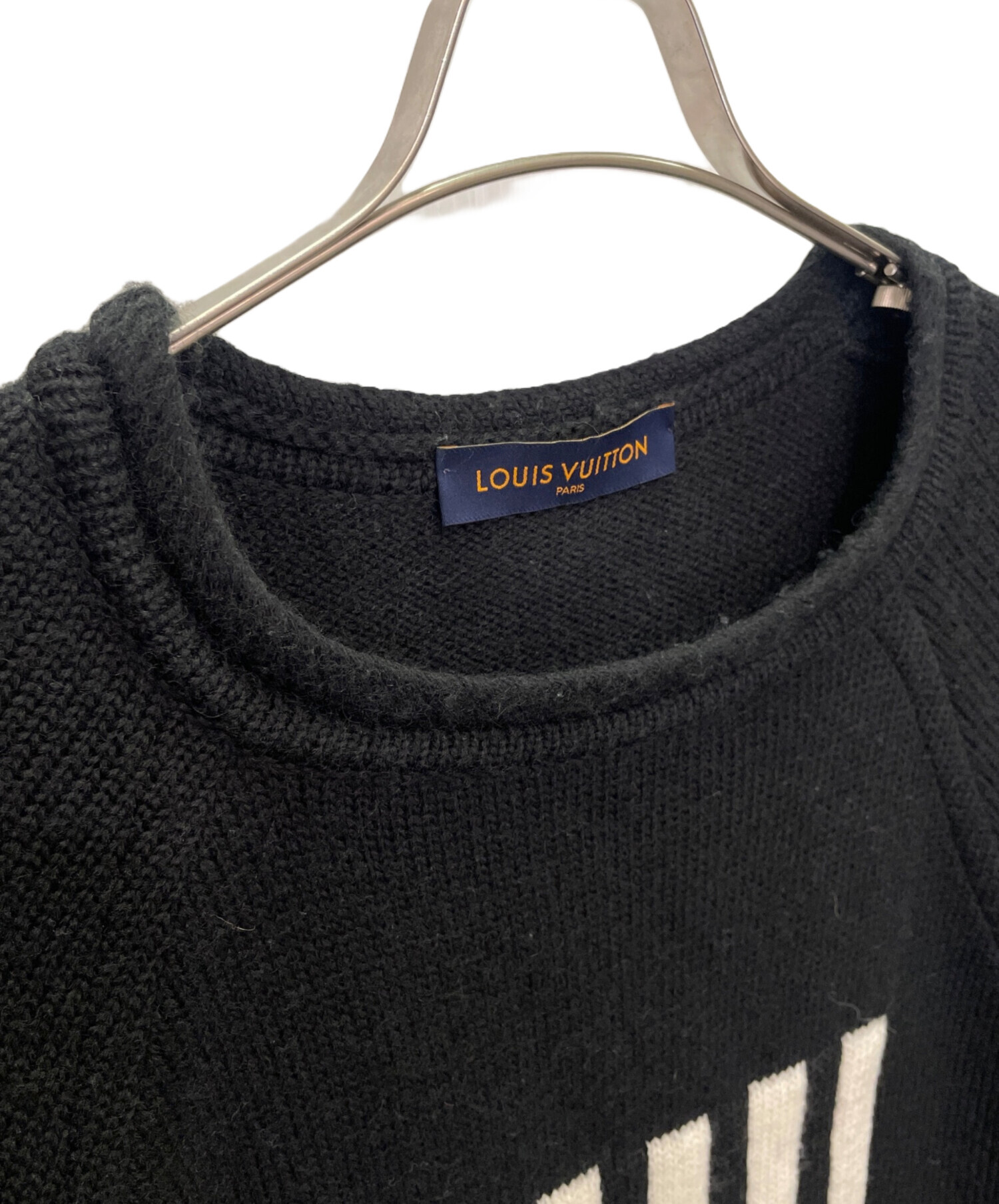 ルイヴィトン ニット louisvuitton バーコード Lサイズ セーター 