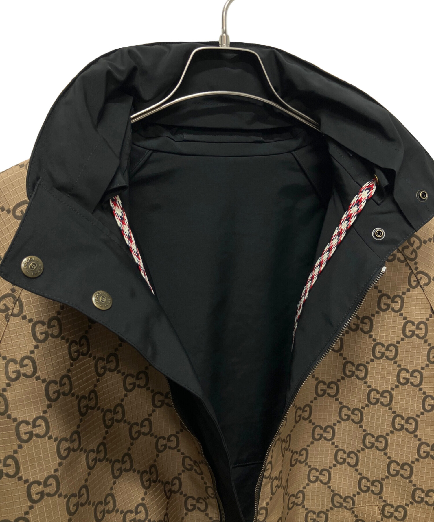 中古・古着通販】GUCCI (グッチ) GG リップストップ リバーシブル