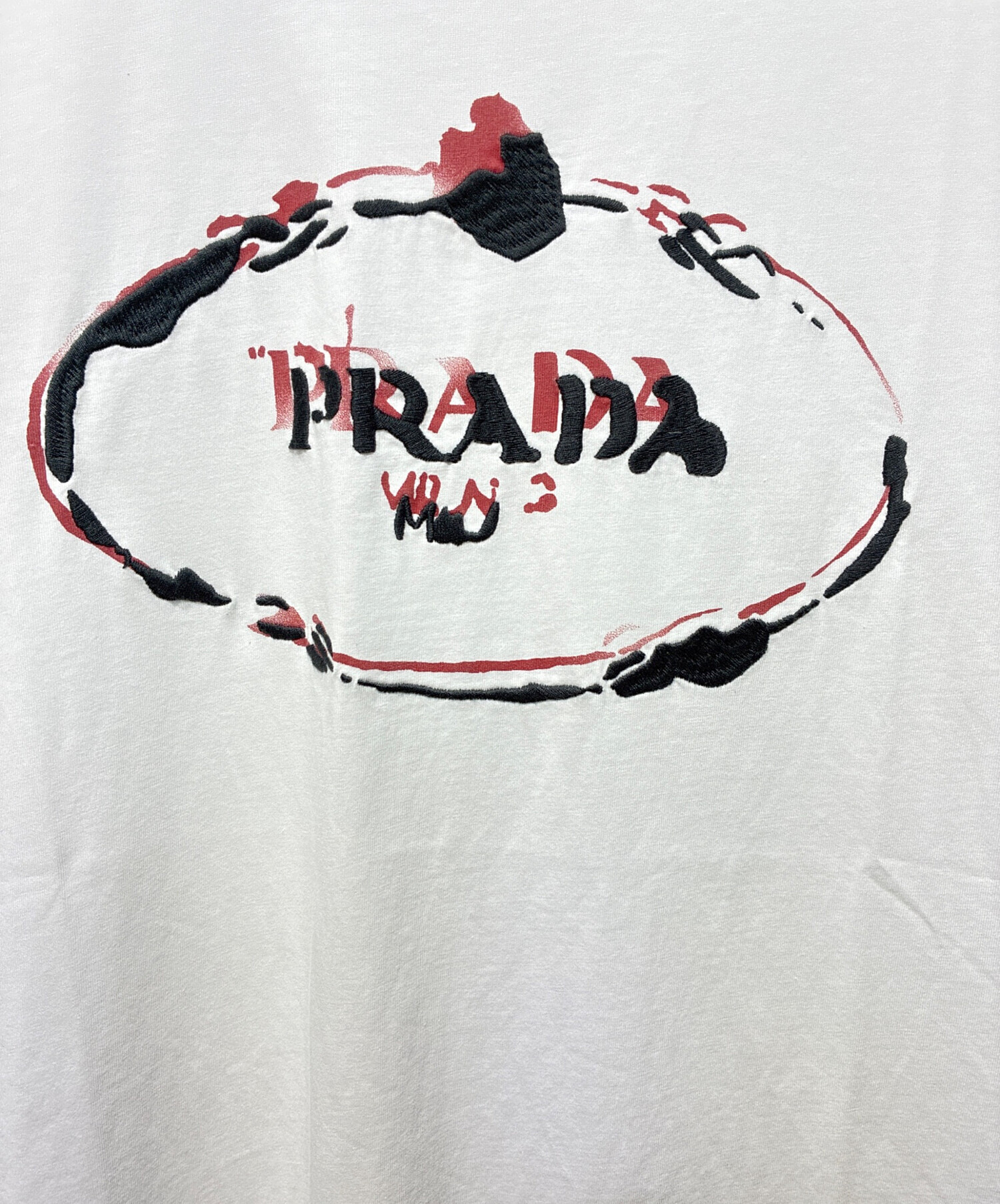 Prada ヴィンテージロゴ Tシャツ ホワイト Prada ロゴ Tシャツ | ホワイト | FARFETCH JP