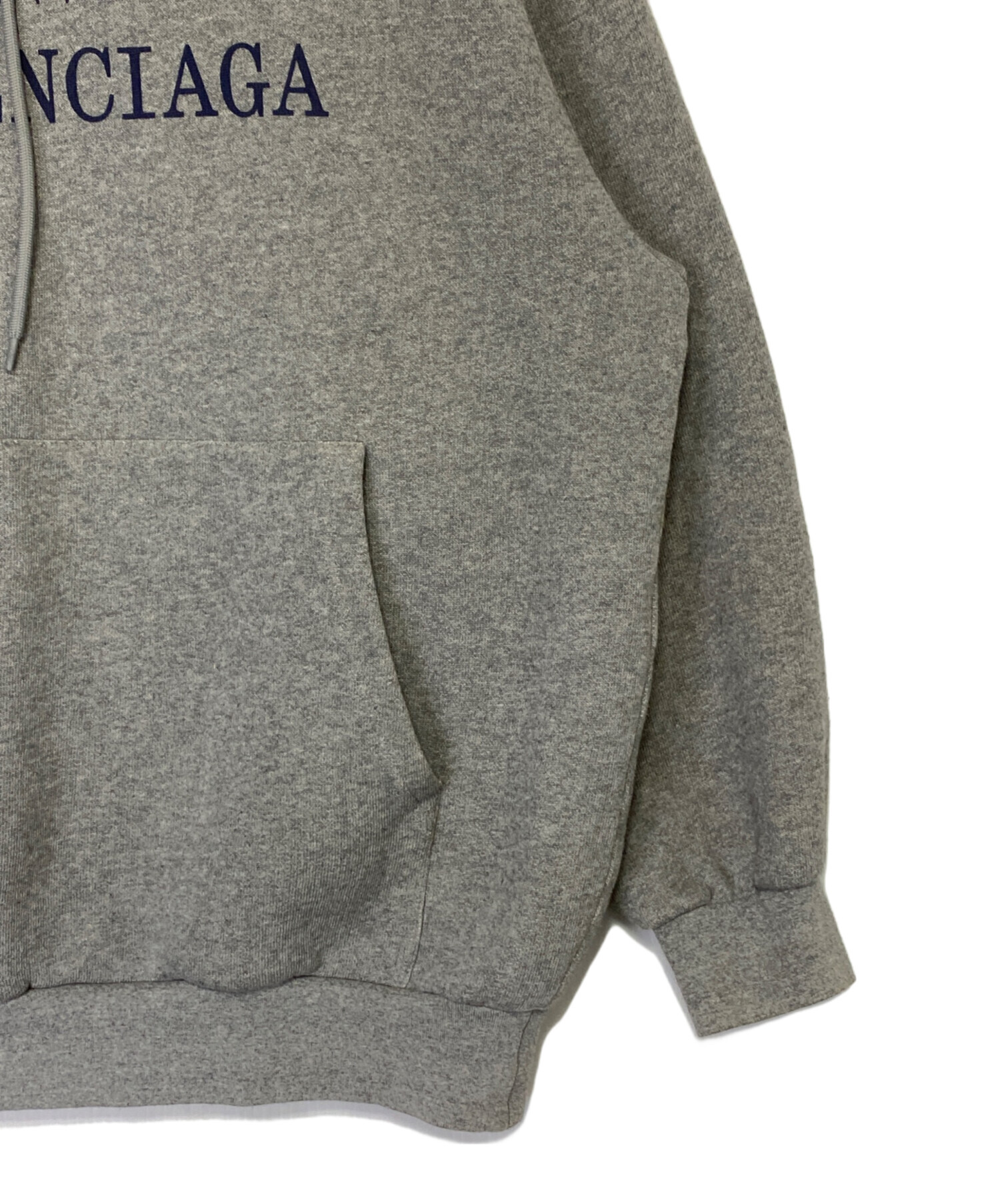 中古・古着通販】BALENCIAGA (バレンシアガ) BBロゴパーカー グレー