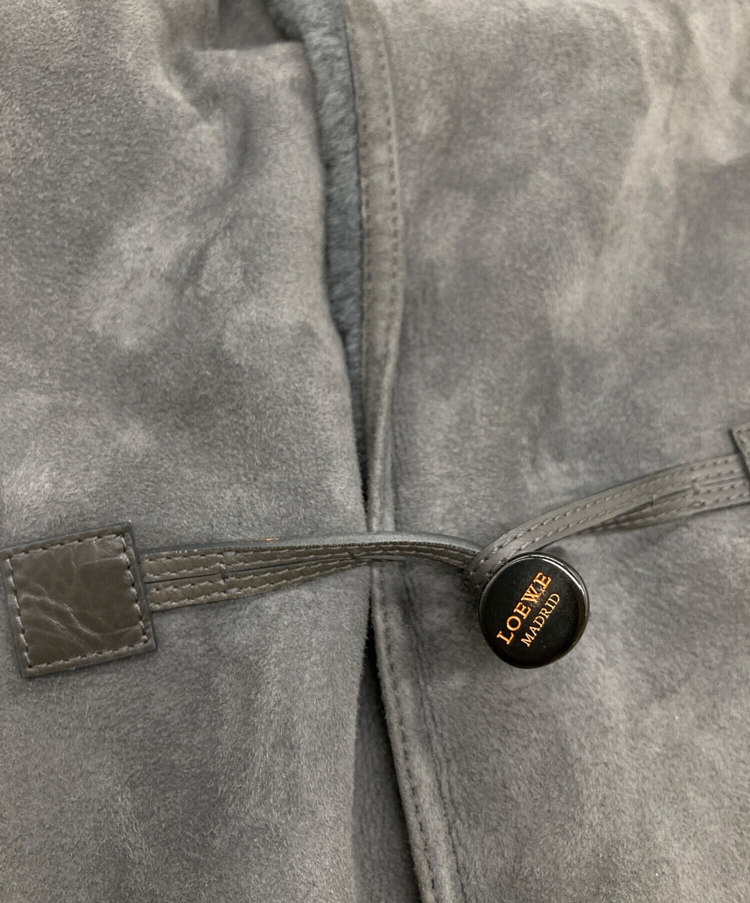 中古・古着通販】LOEWE (ロエベ) ムートンダッフルコート 羊革 国内 