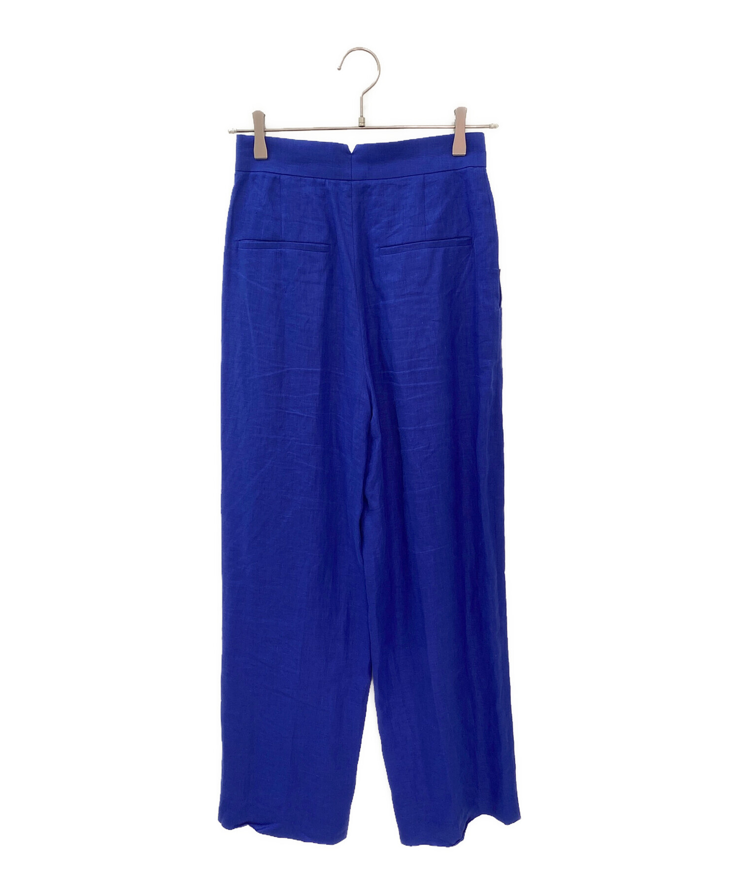 中古・古着通販】ebure (エブール) リネンセットアップ ブルー サイズ 