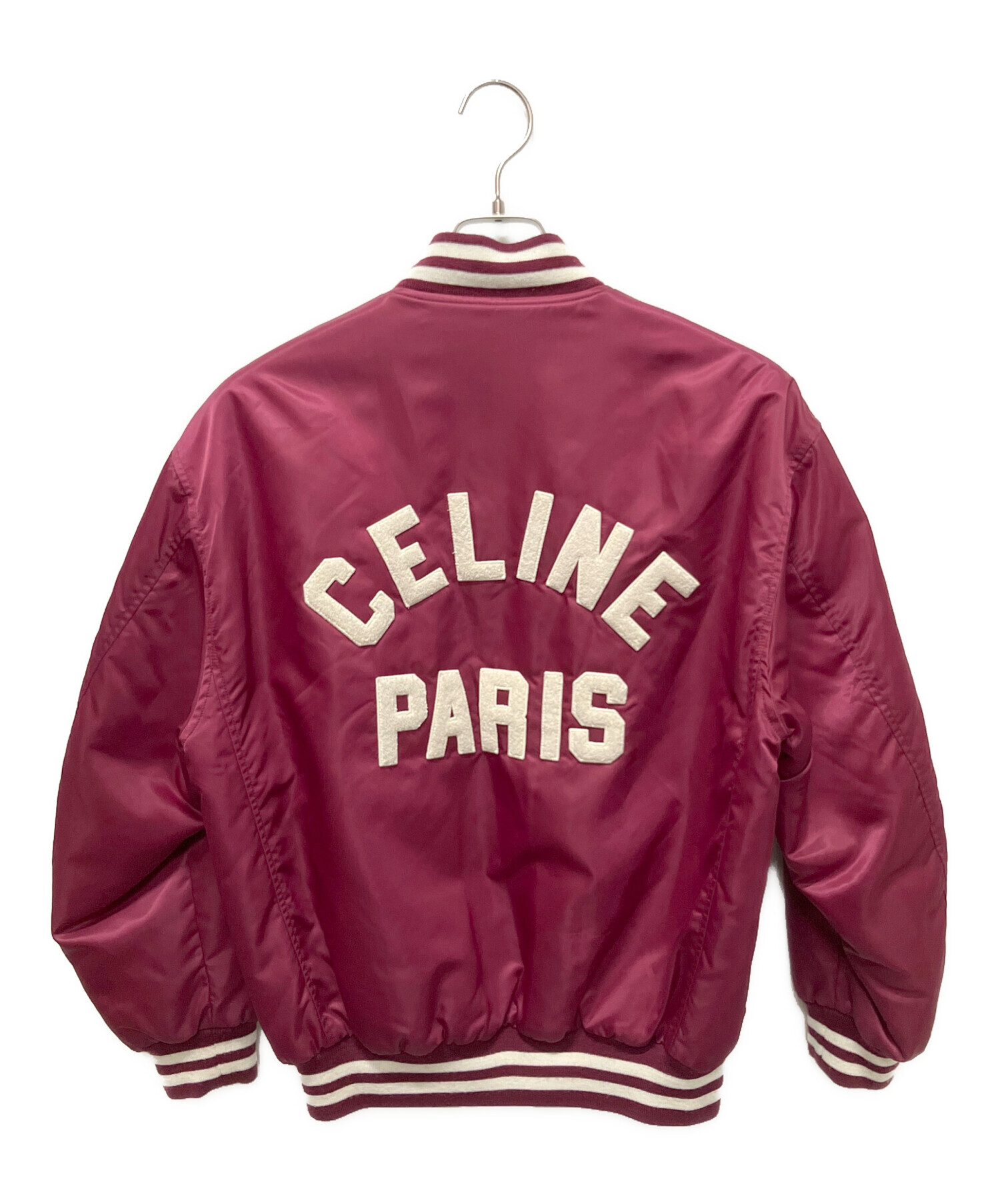 中古・古着通販】CELINE (セリーヌ) ナイロンテディブルゾン ワイン 