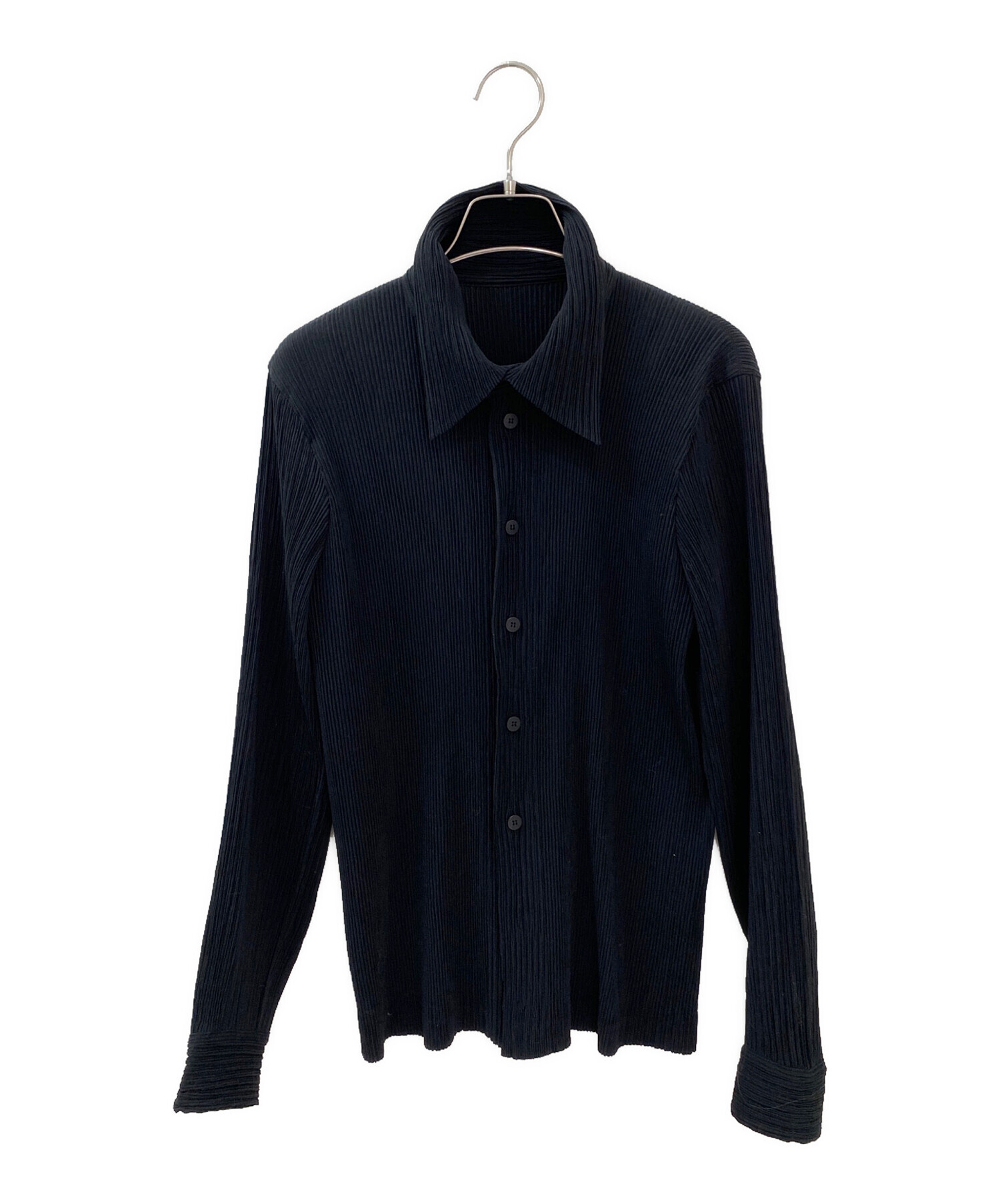 中古・古着通販】ISSEY MIYAKE (イッセイミヤケ) プリーツシャツ