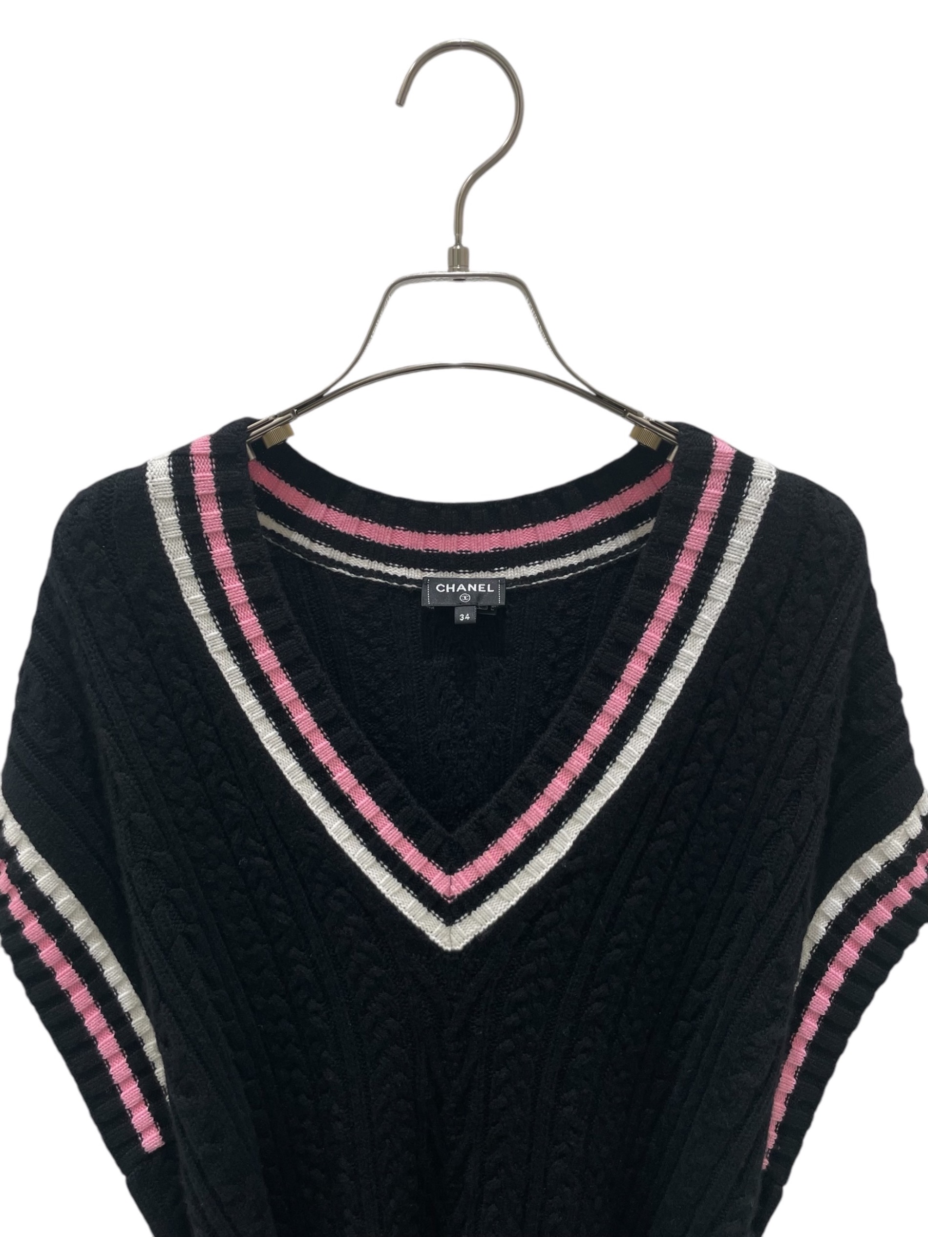中古・古着通販】CHANEL (シャネル) チルデンニットワンピース