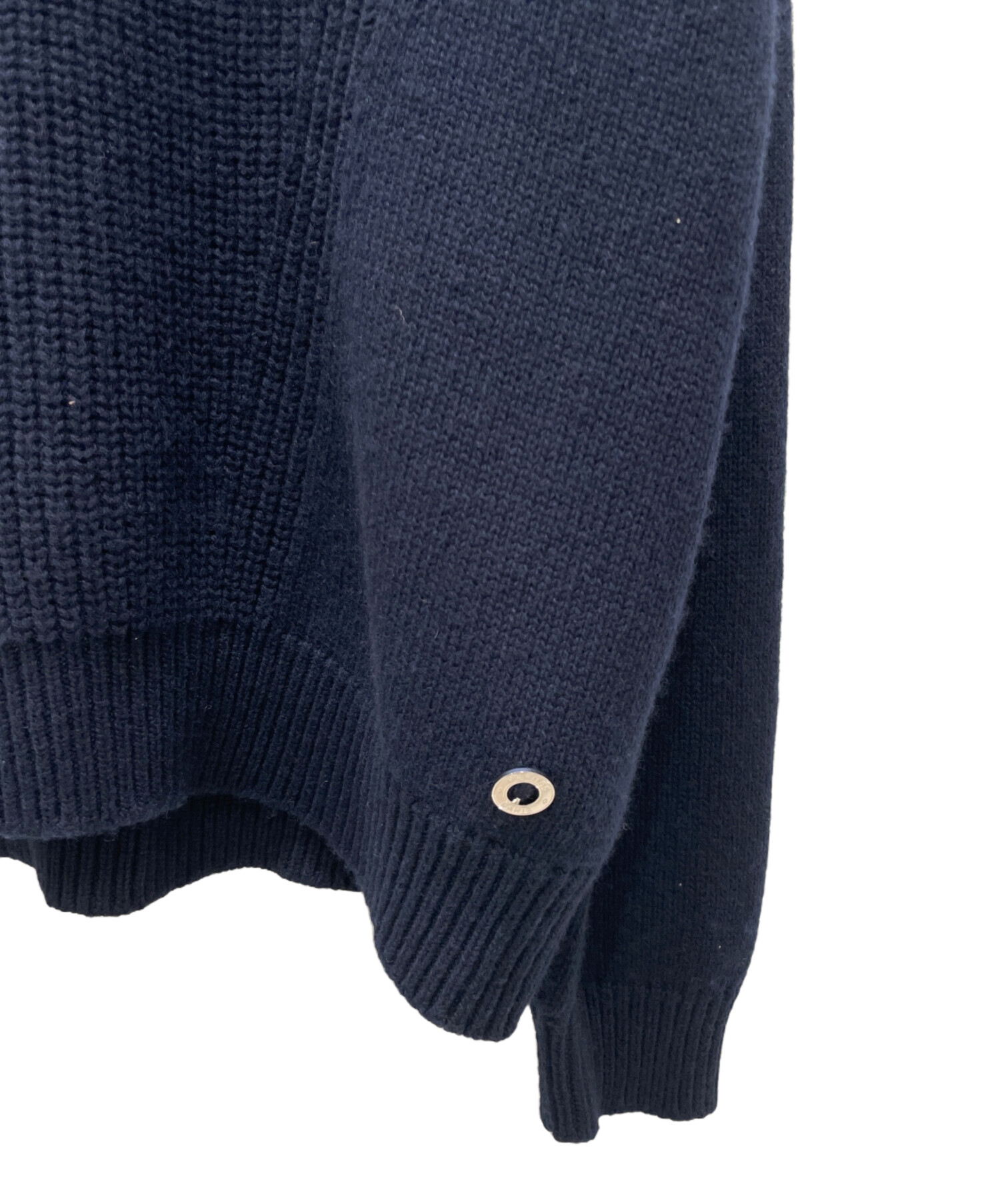 中古・古着通販】HERMES (エルメス) カシミヤ混ニット セリエ ネイビー