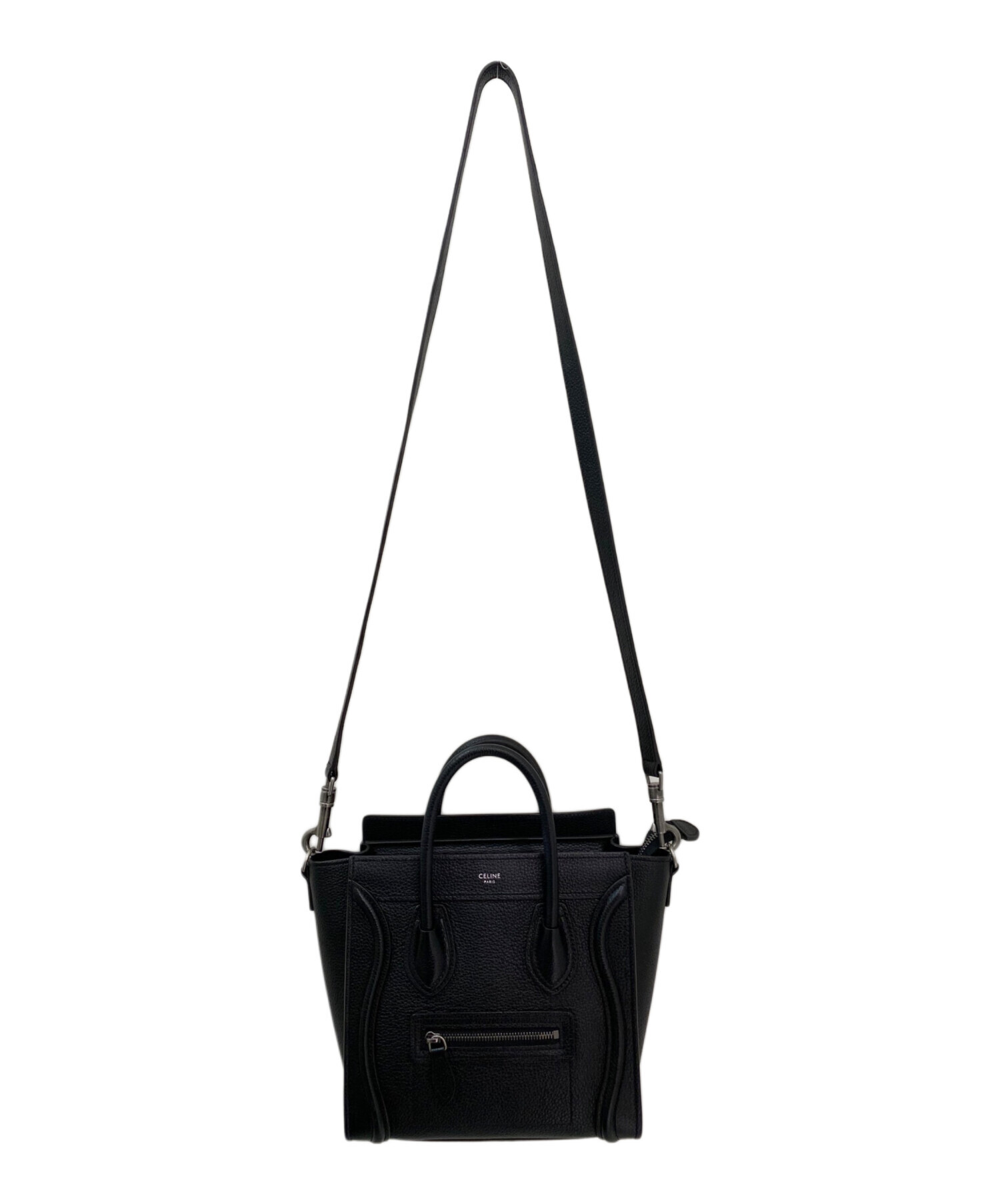 中古・古着通販】CELINE (セリーヌ) ラゲージ マイクロ ブラック 