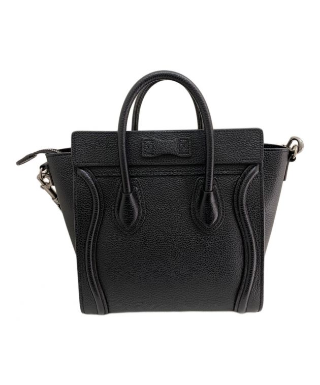 中古・古着通販】CELINE (セリーヌ) ラゲージ マイクロ ブラック 