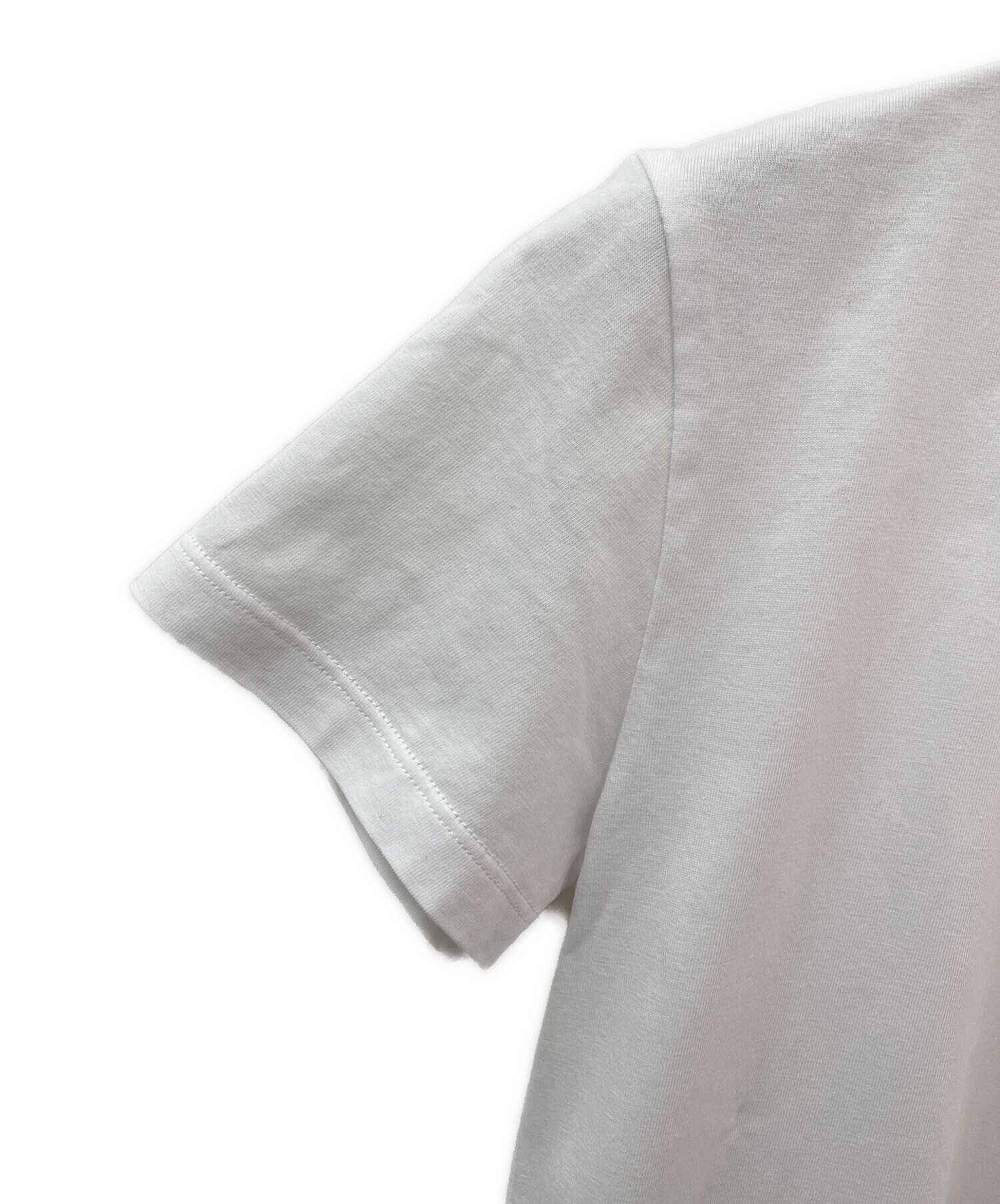 中古・古着通販】MIU MIU (ミュウミュウ) ロゴTシャツ ホワイト