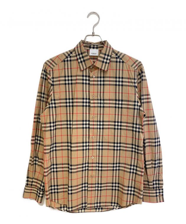 中古・古着通販】BURBERRY (バーバリー) バックロゴノバチェックシャツ 