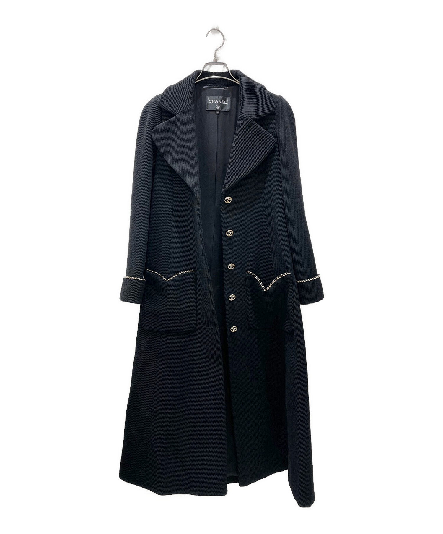 中古・古着通販】CHANEL (シャネル) ココボタンチェーンコート  