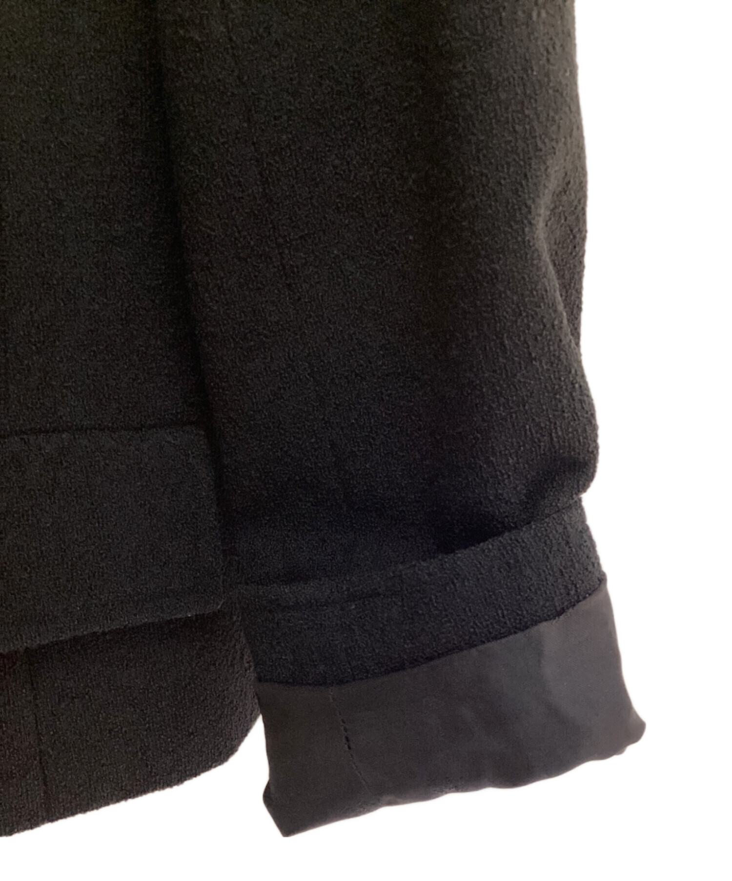 中古・古着通販】CHANEL (シャネル) ダブルジャケット ブラック サイズ