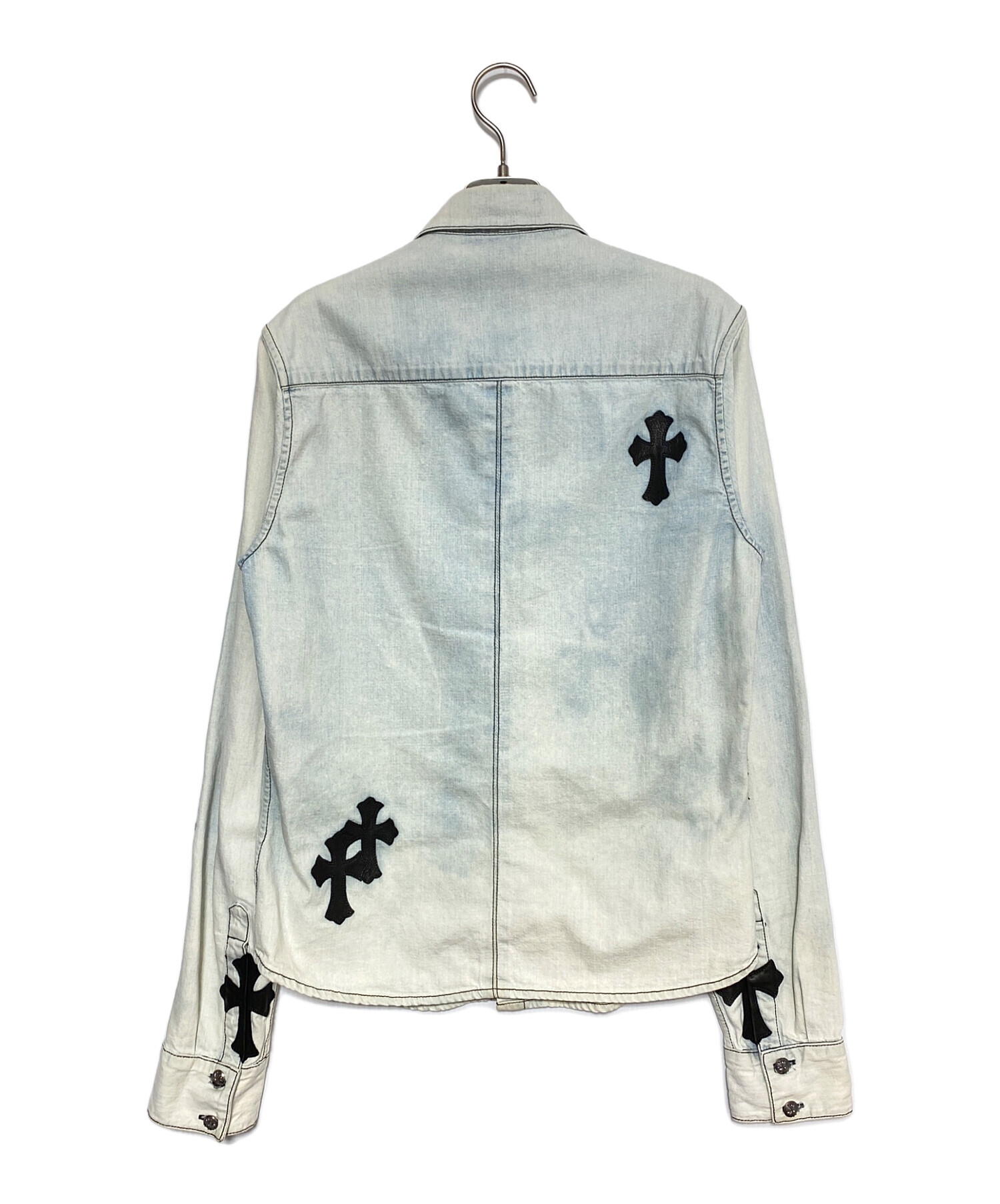中古・古着通販】CHROME HEARTS (クロムハーツ) クロスパッチデニム 