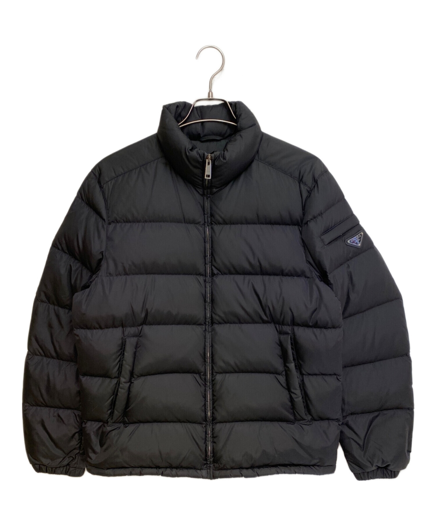 中古・古着通販】PRADA (プラダ) ロゴプレートダウンジャケット