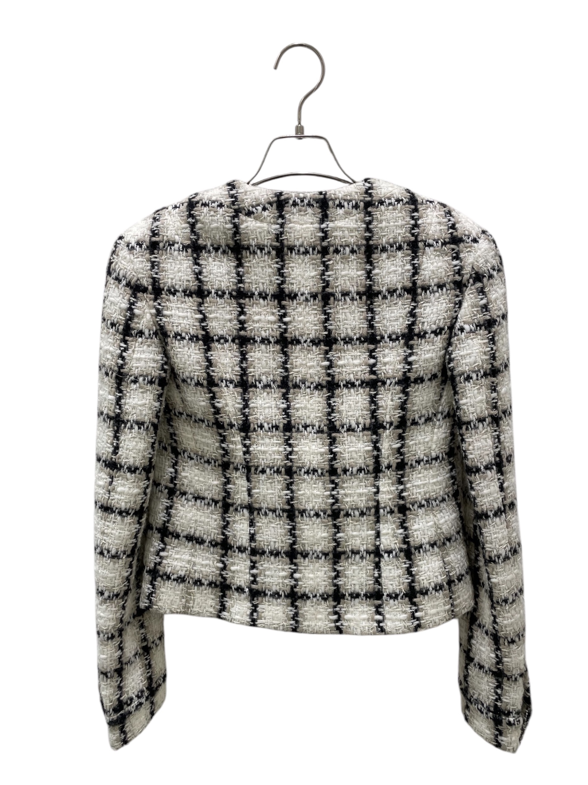 中古・古着通販】CHANEL (シャネル) ココボタンツイードチェック