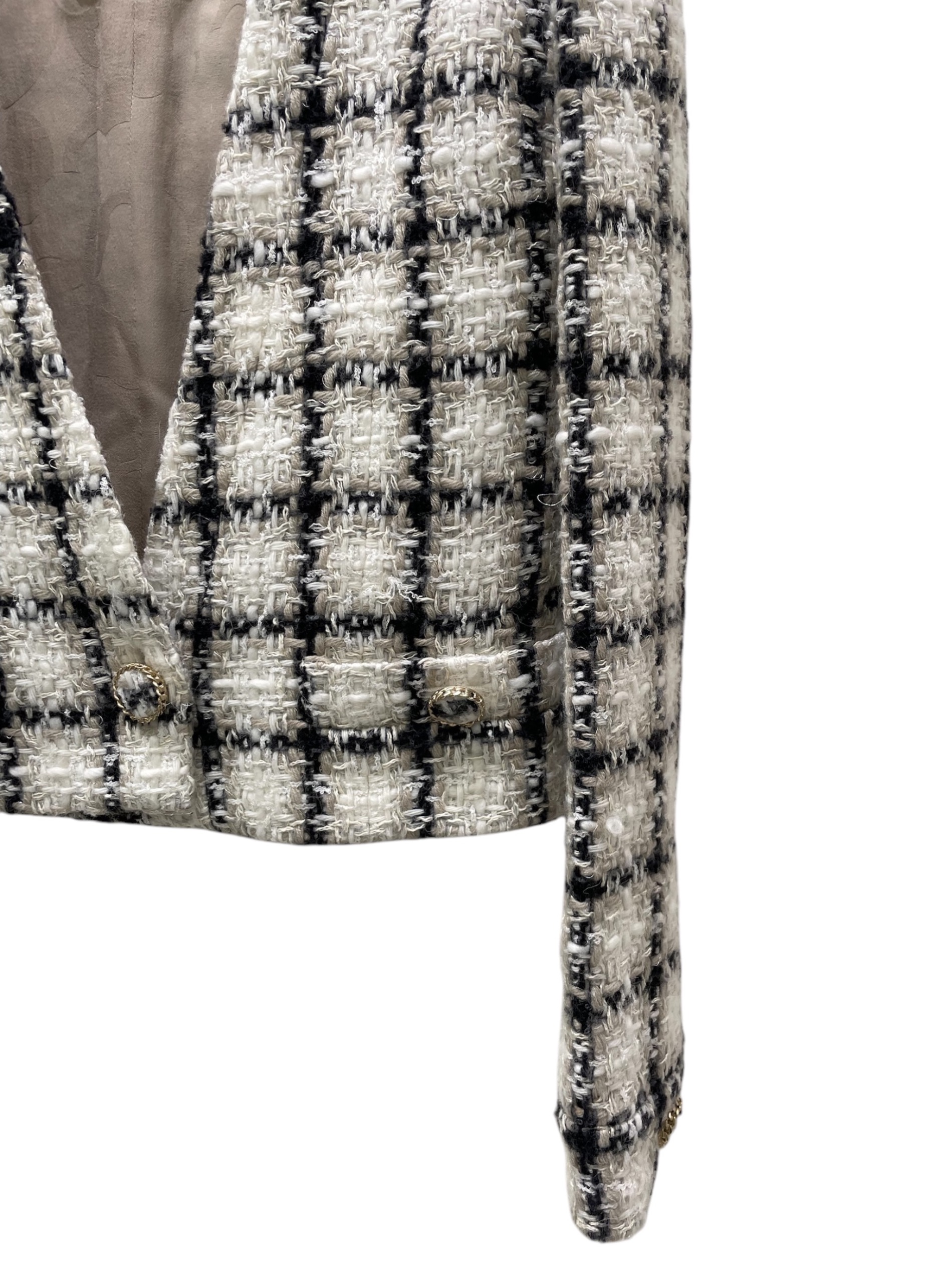 中古・古着通販】CHANEL (シャネル) ココボタンツイードチェック