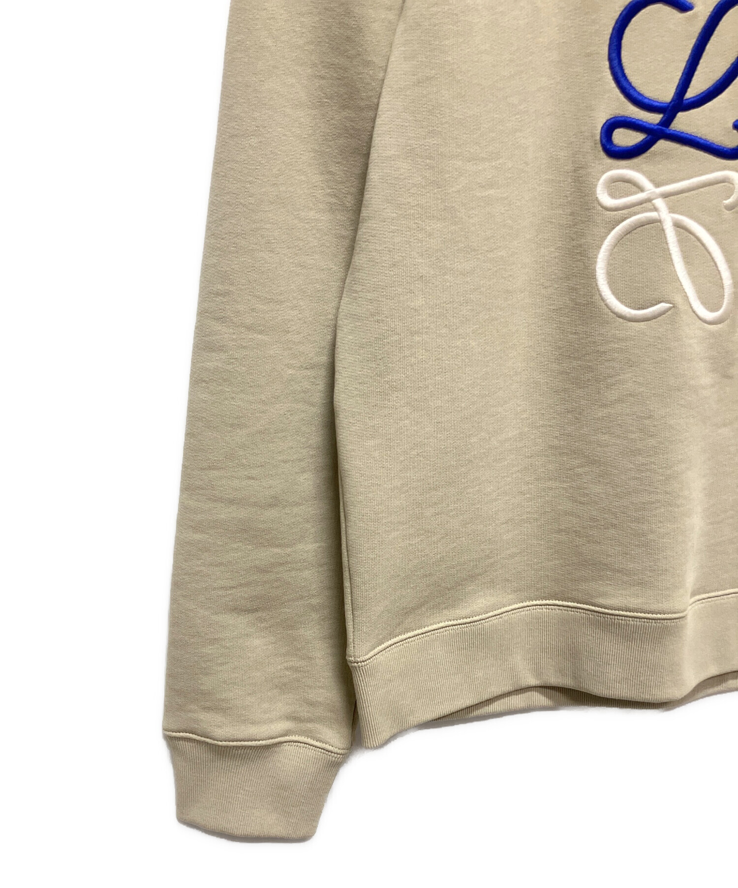 【最終値下げ】LOEWE アナグラム スウェット ベージュ S 中古・古着通販】LOEWE (ロエベ) アナグラムスウェット ベージュ