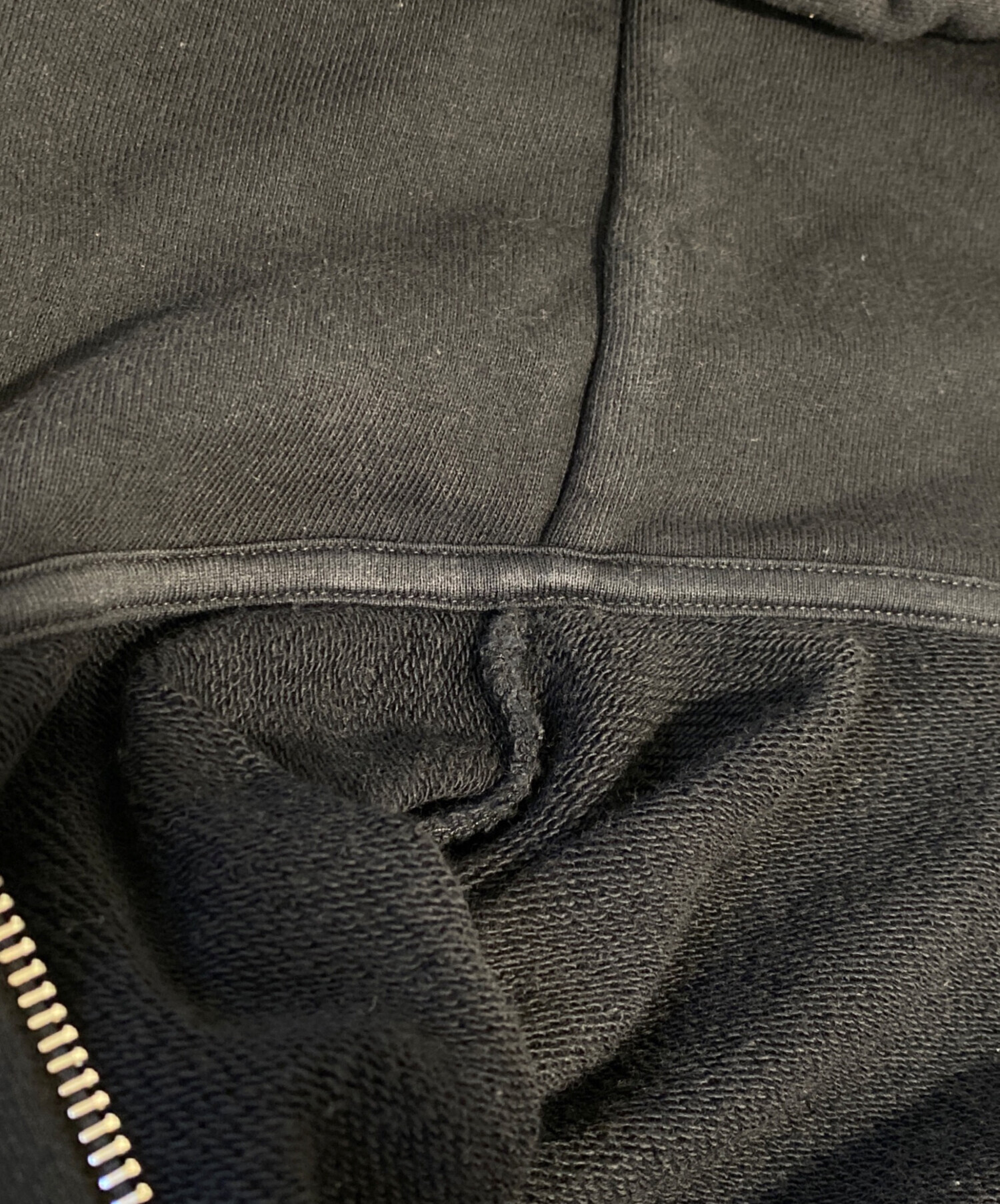中古・古着通販】CELINE (セリーヌ) ロゴジップパーカー ブラック