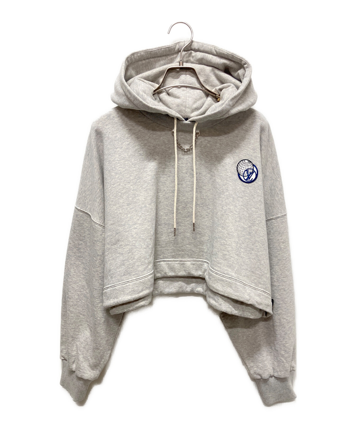 LOUIS VUITTON グレー パーカー4L 中古・古着通販】LOUIS VUITTON (ルイ ヴィトン) ダブルフェイス