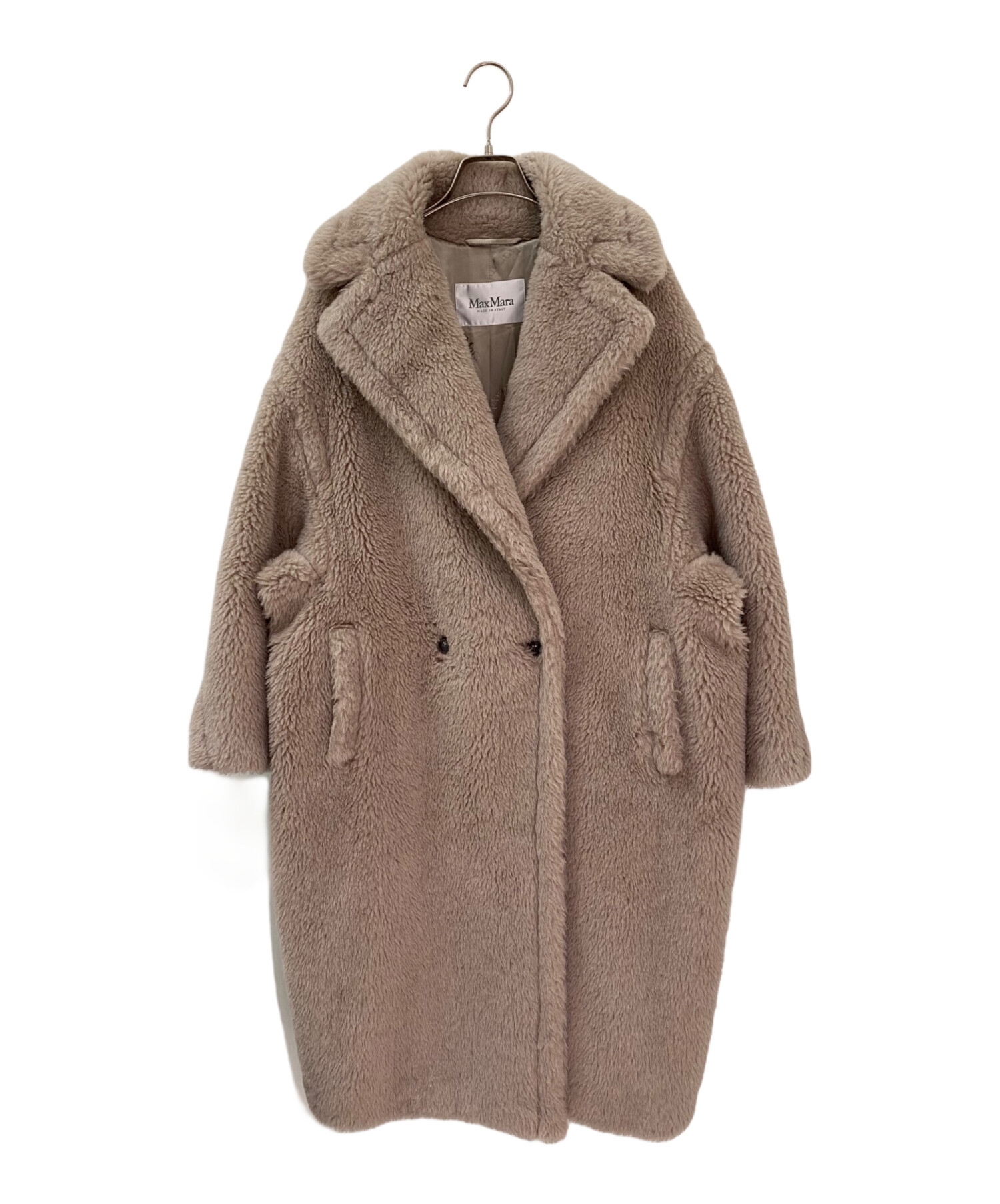 中古・古着通販】MaxMara (マックスマーラ) テディベアコート サンド  