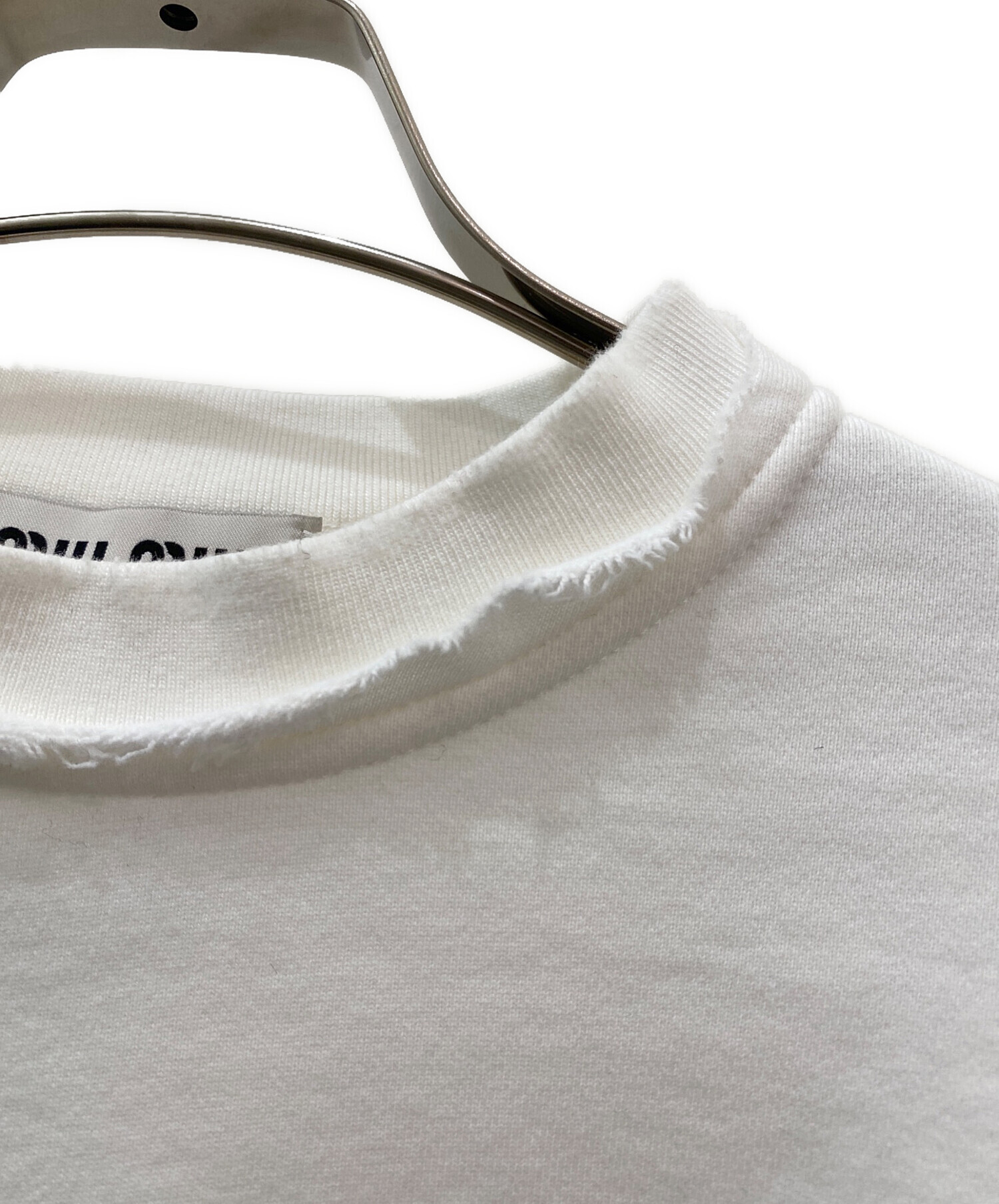 中古・古着通販】MIU MIU (ミュウミュウ) カットオフロゴスウェット