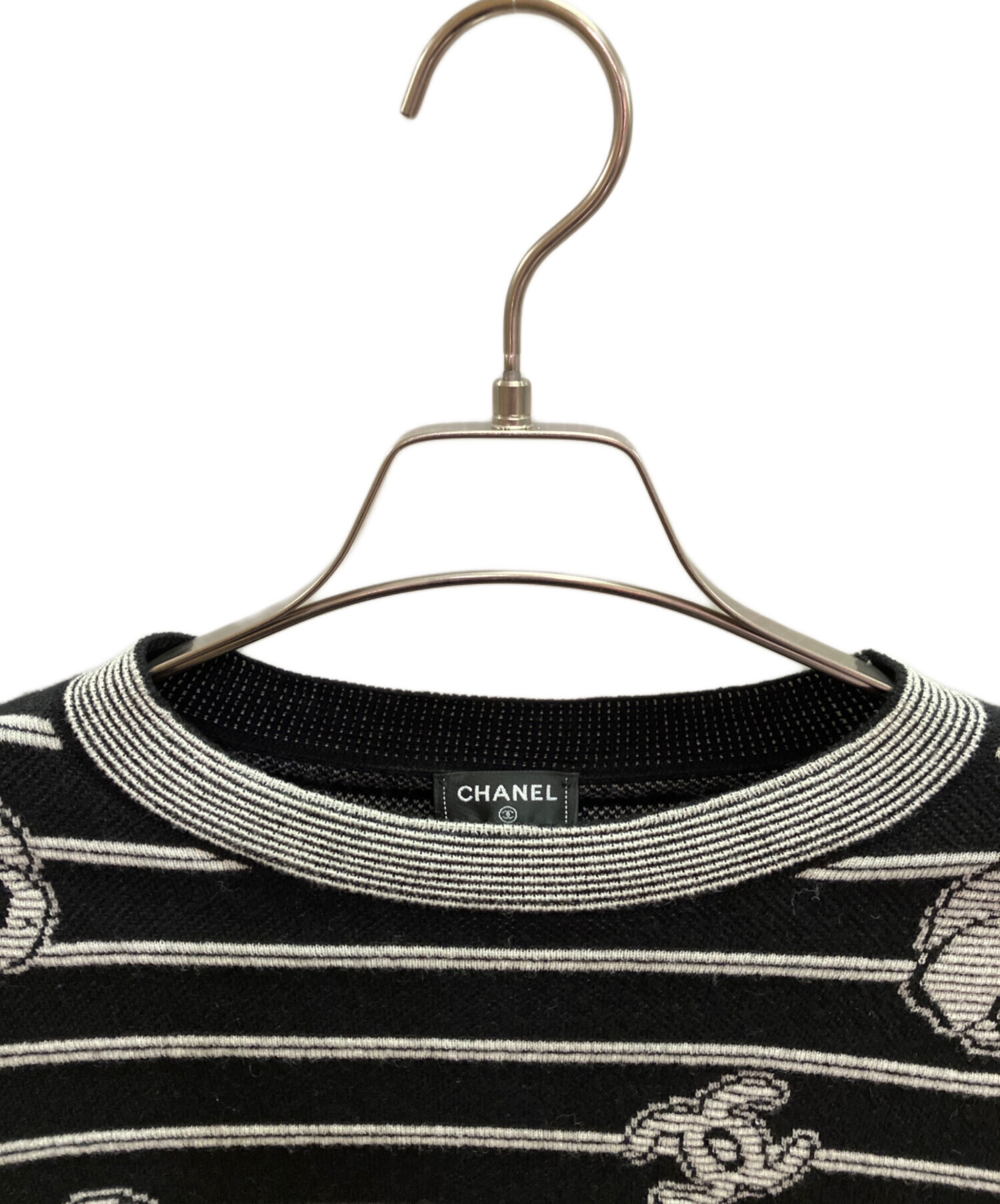 中古・古着通販】CHANEL (シャネル) カシミヤ混カメリアニット 
