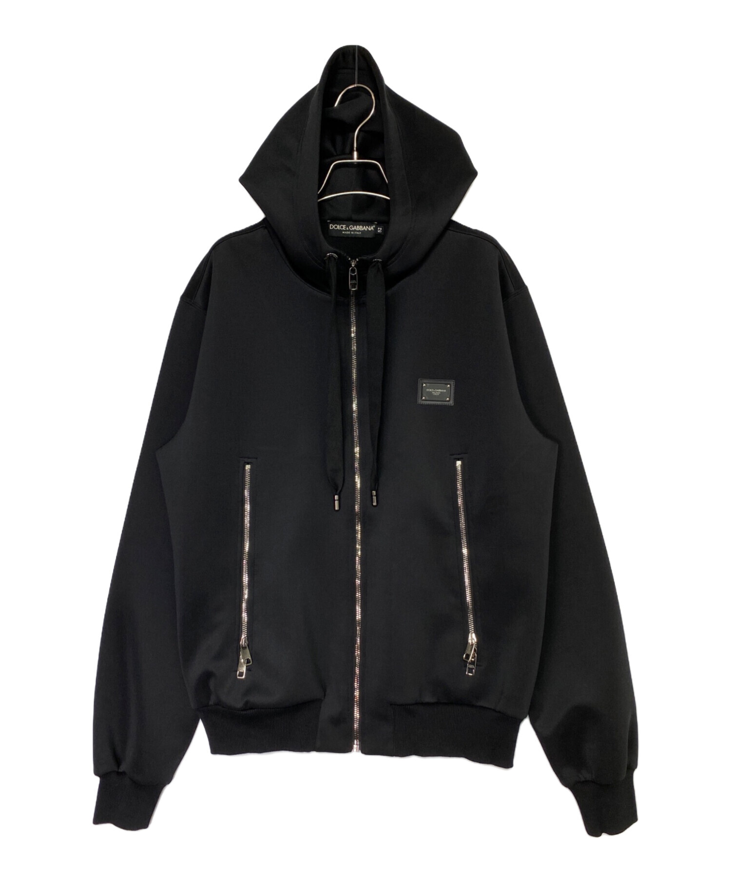 美品　ドルチェアンドガッバーナ　ジップパーカー　ロゴプレート　2XLサイズ 中古・古着通販】DOLCE & GABBANA (ドルチェ＆ガッバーナ) ロゴ