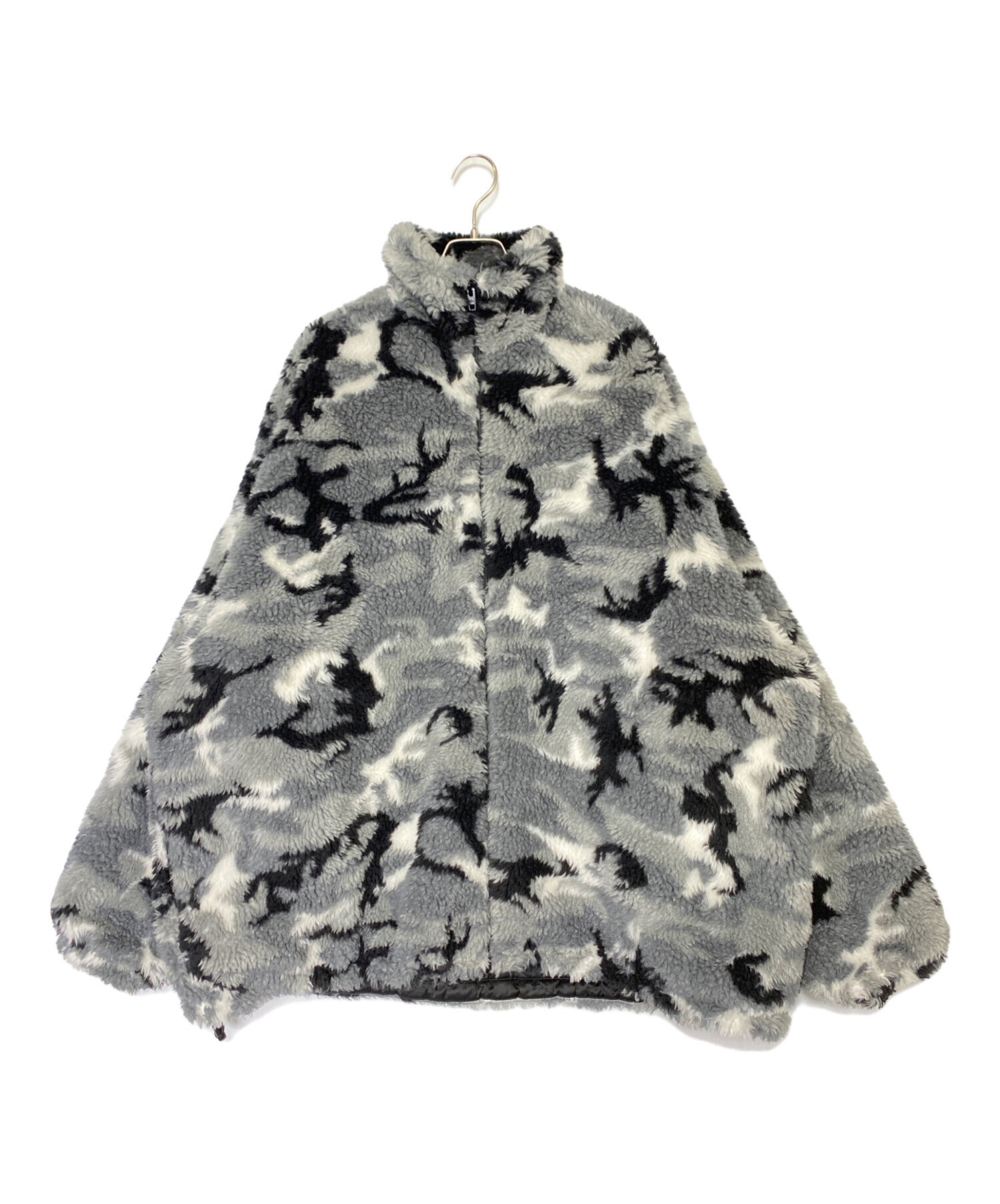最安値　バレンシアガ　フリース　ジャケット　ボアジャケット 中古・古着通販】BALENCIAGA (バレンシアガ) ボアジャケット グレー