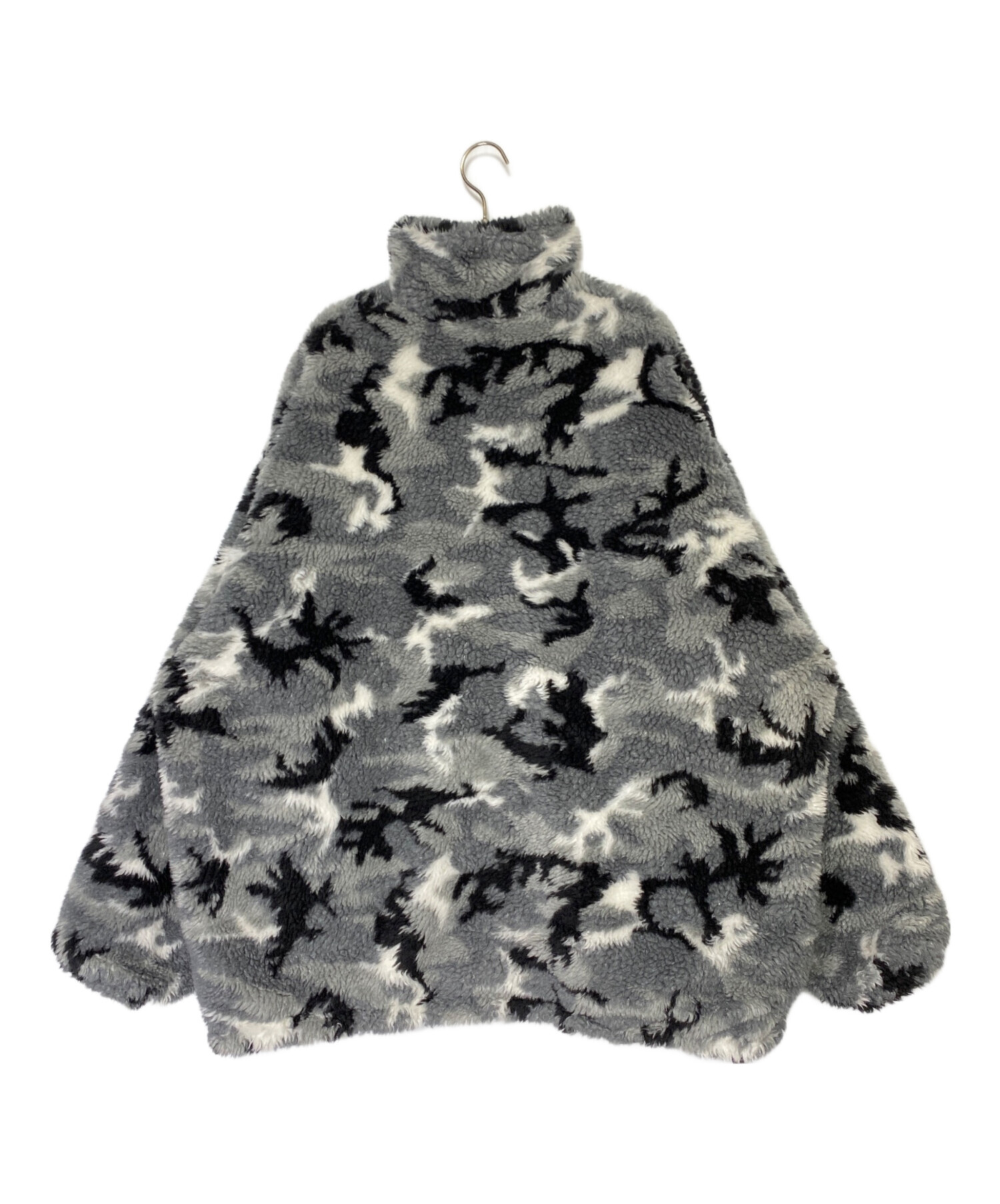 中古・古着通販】BALENCIAGA (バレンシアガ) ボアジャケット グレー