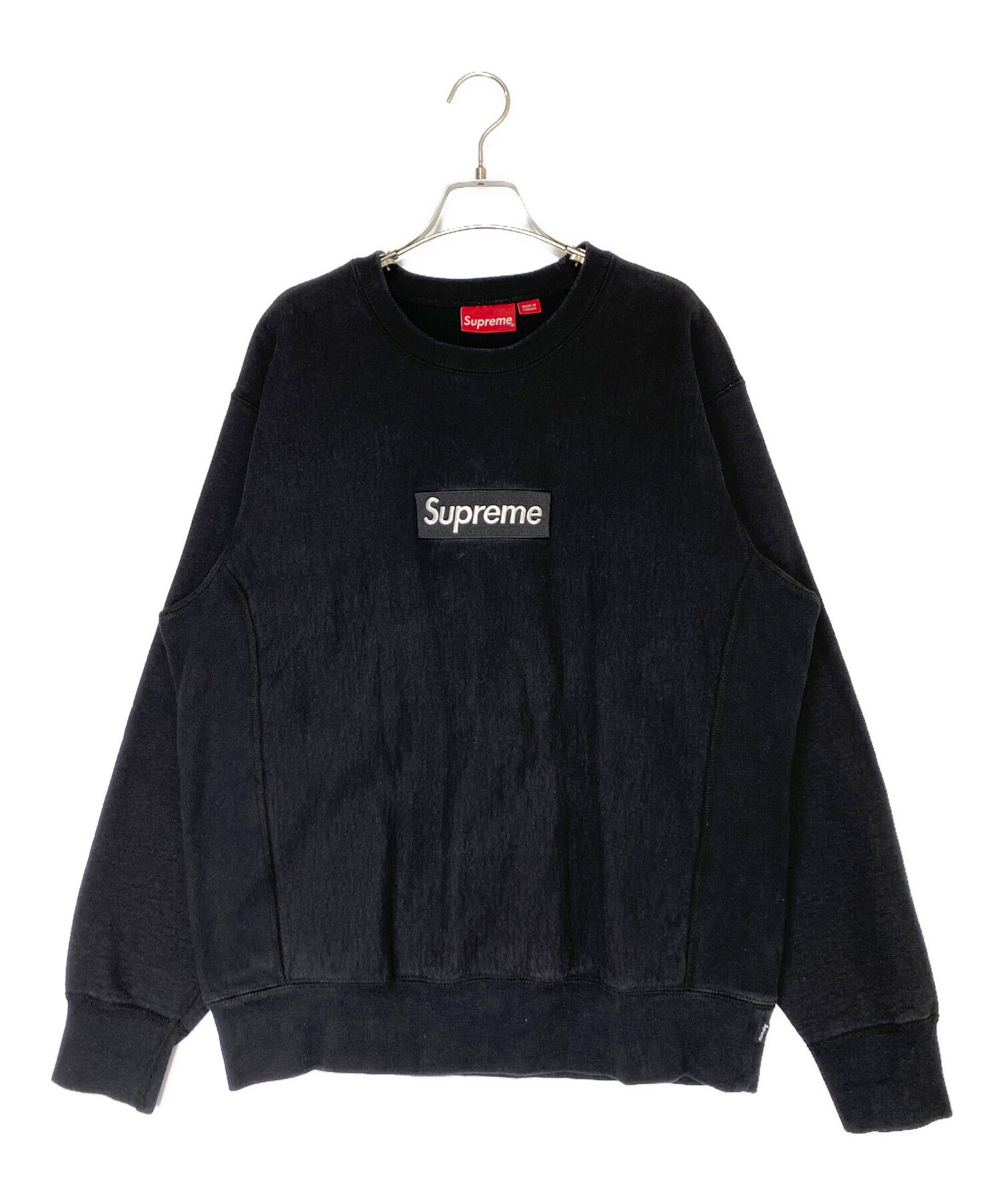 Supreme Box Logo Crewneck Black 黒 Lサイズ XXL】Supreme Box Logo 