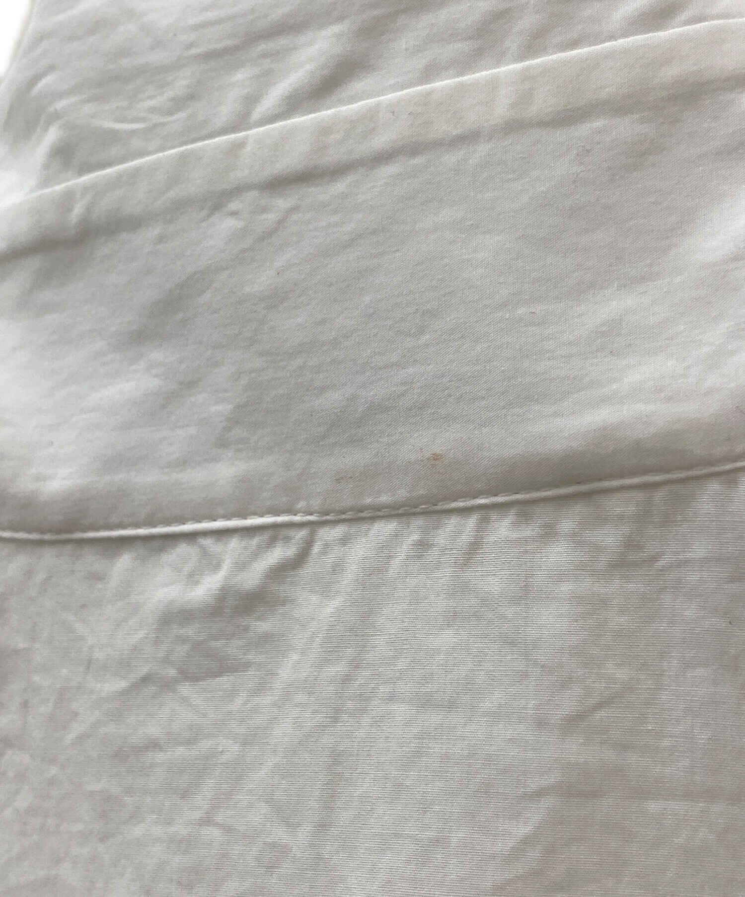 中古・古着通販】PRADA (プラダ) レースシャツワンピース ホワイト