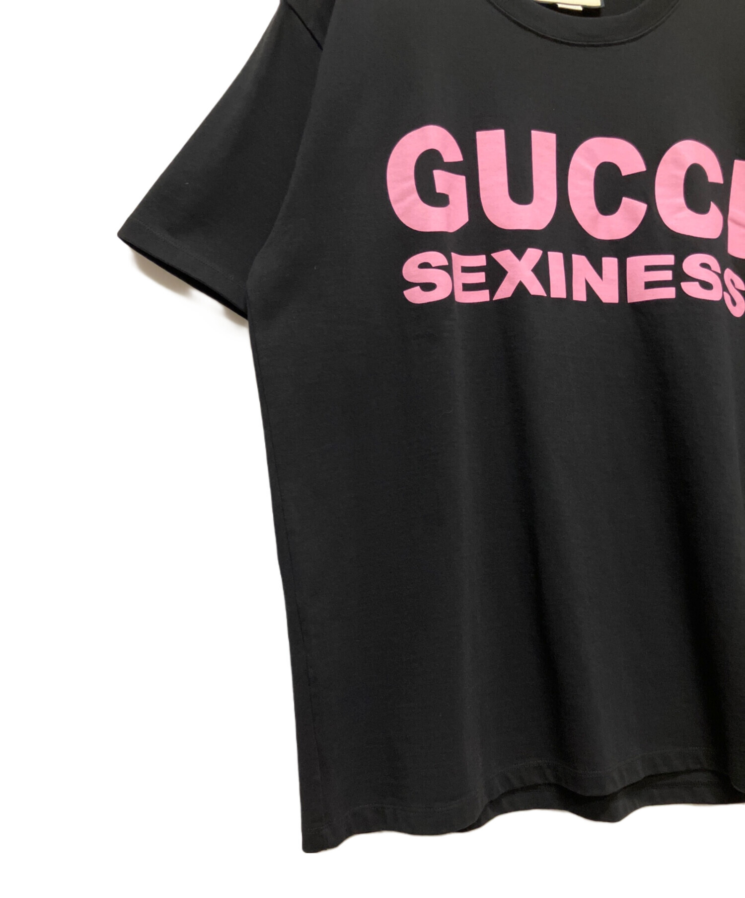 中古・古着通販】GUCCI (グッチ) SEXINESS TEE/Tシャツ ブラック 