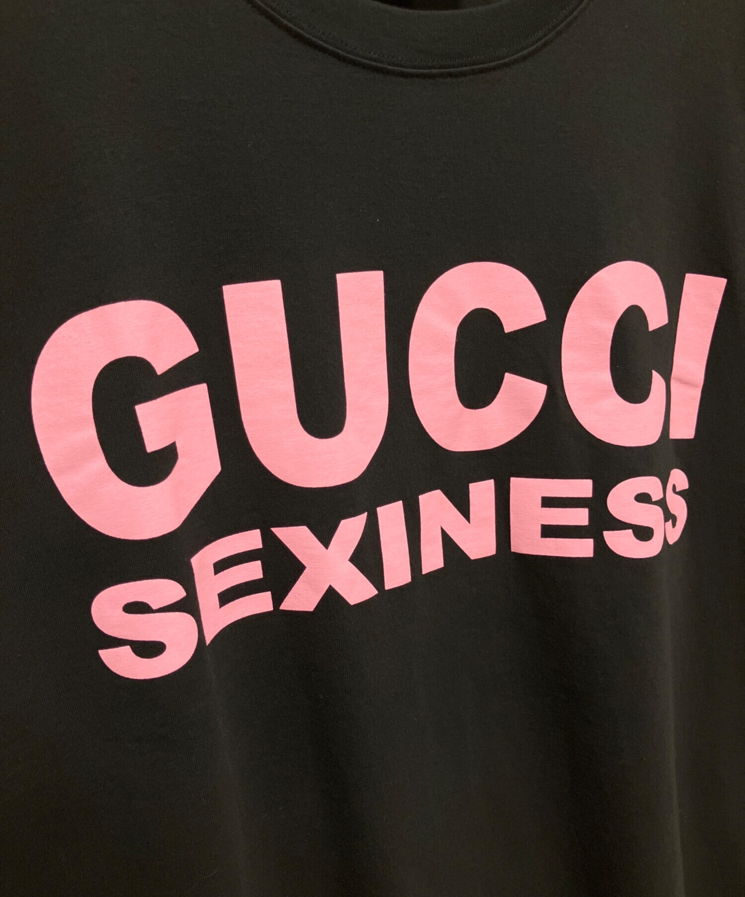 中古・古着通販】GUCCI (グッチ) SEXINESS TEE/Tシャツ ブラック 