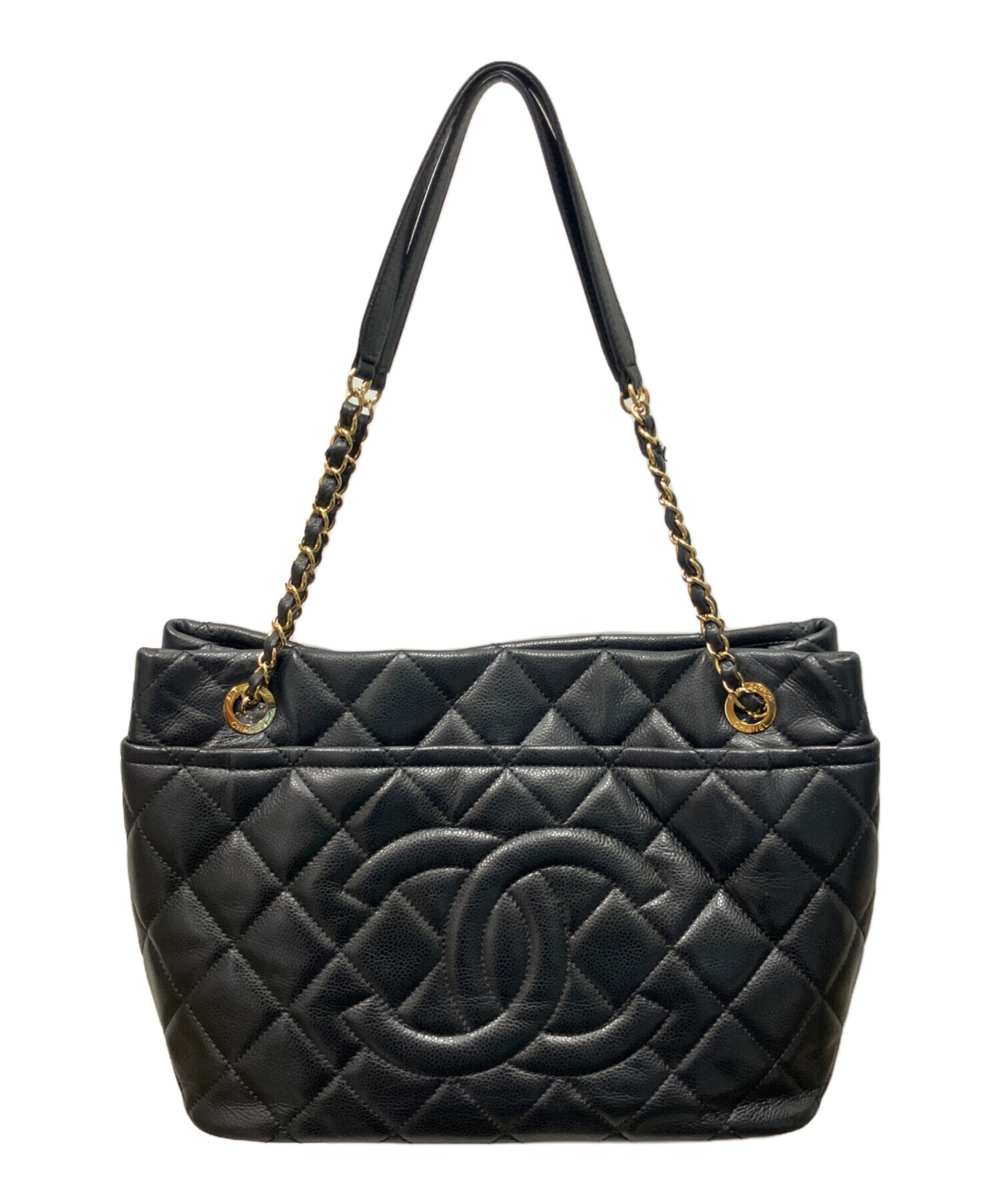 中古・古着通販】CHANEL (シャネル) ココマークチェーンショルダー 